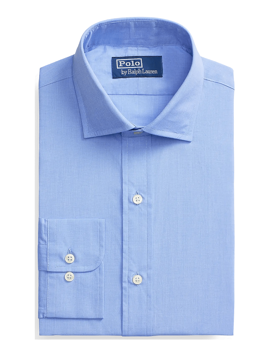 Polo Ralph Lauren - Custom Fit Poplin Shirt - formelle skjorter - 6045a blue eoe - 1