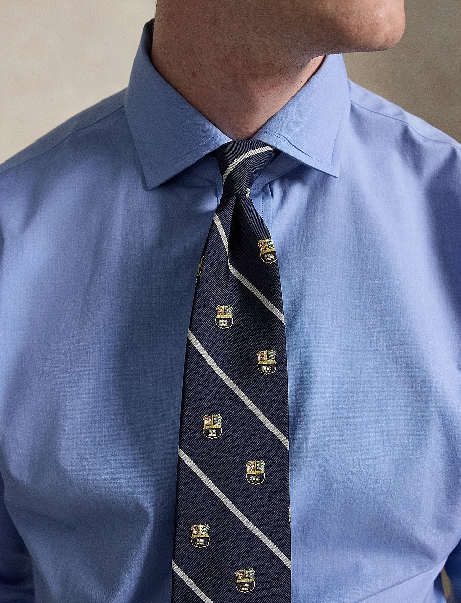 Polo Ralph Lauren - Custom Fit Poplin Shirt - formelle skjorter - 6045a blue eoe - 3