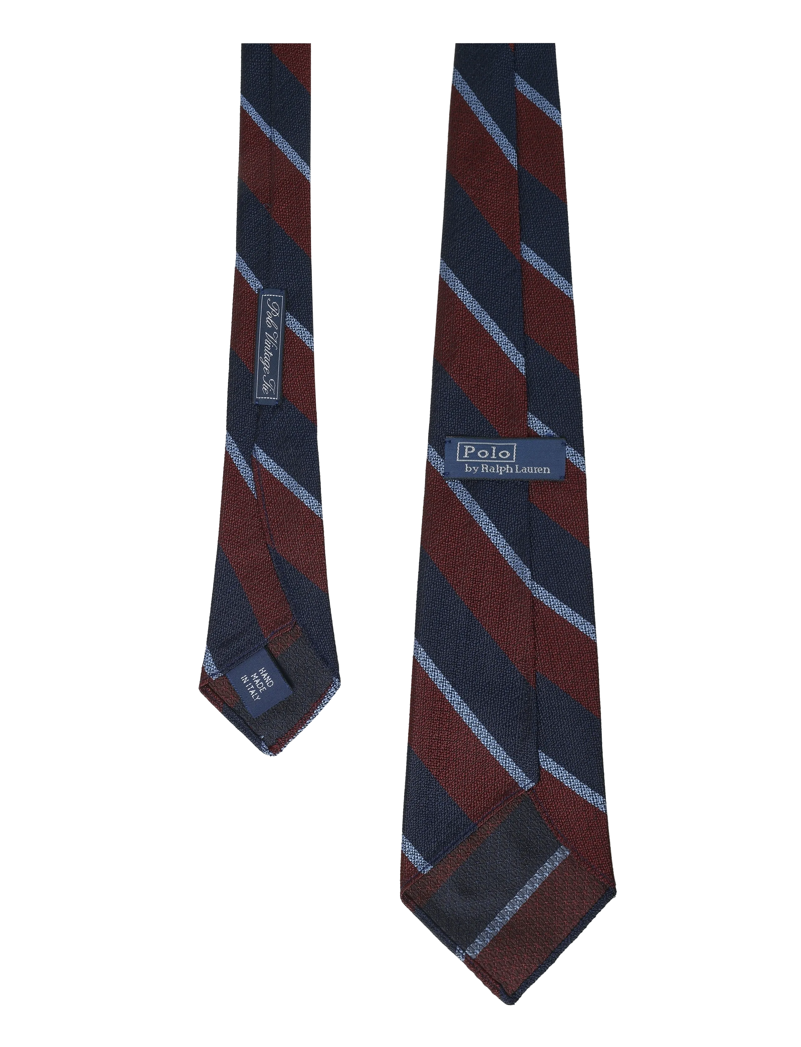 Polo Ralph Lauren - NONCREASE STRIPES-TIE - krawatten - wine/navy - 1