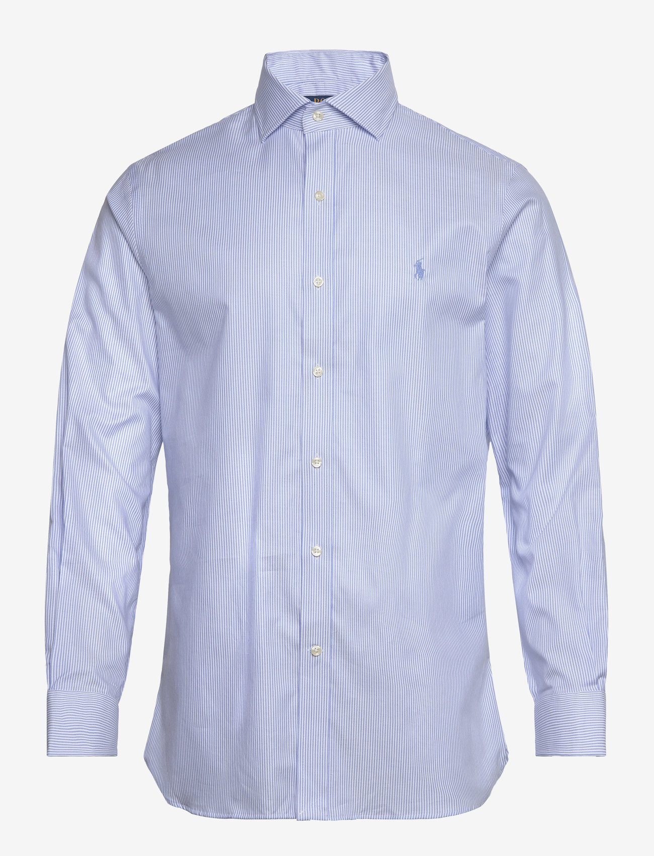 Polo Ralph Lauren - Regent Slim Fit Striped Textured Shirt - gestreifte hemden - 6011a light blue - 0