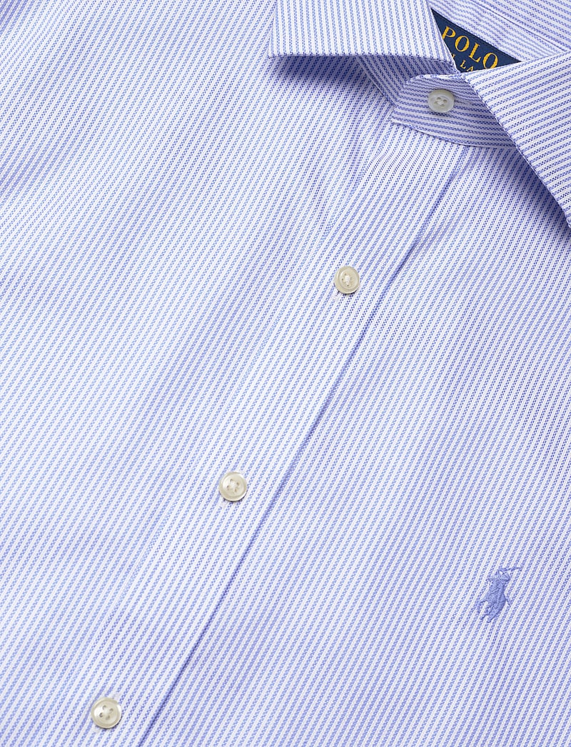 Polo Ralph Lauren - Regent Slim Fit Striped Textured Shirt - gestreifte hemden - 6011a light blue - 3