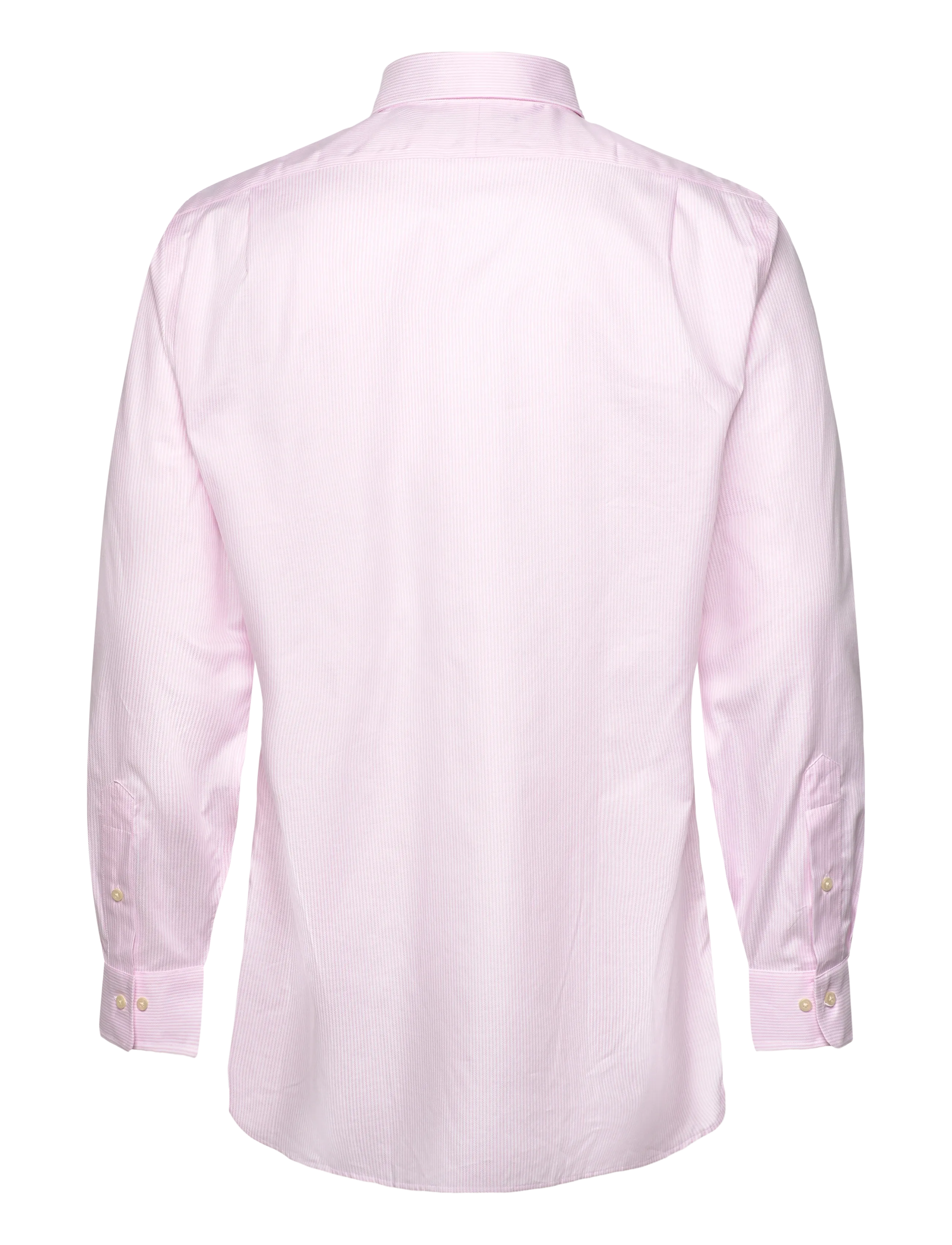 Polo Ralph Lauren - Regent Slim Fit Striped Textured Shirt - randiga skjortor - 6011b pink/white - 1