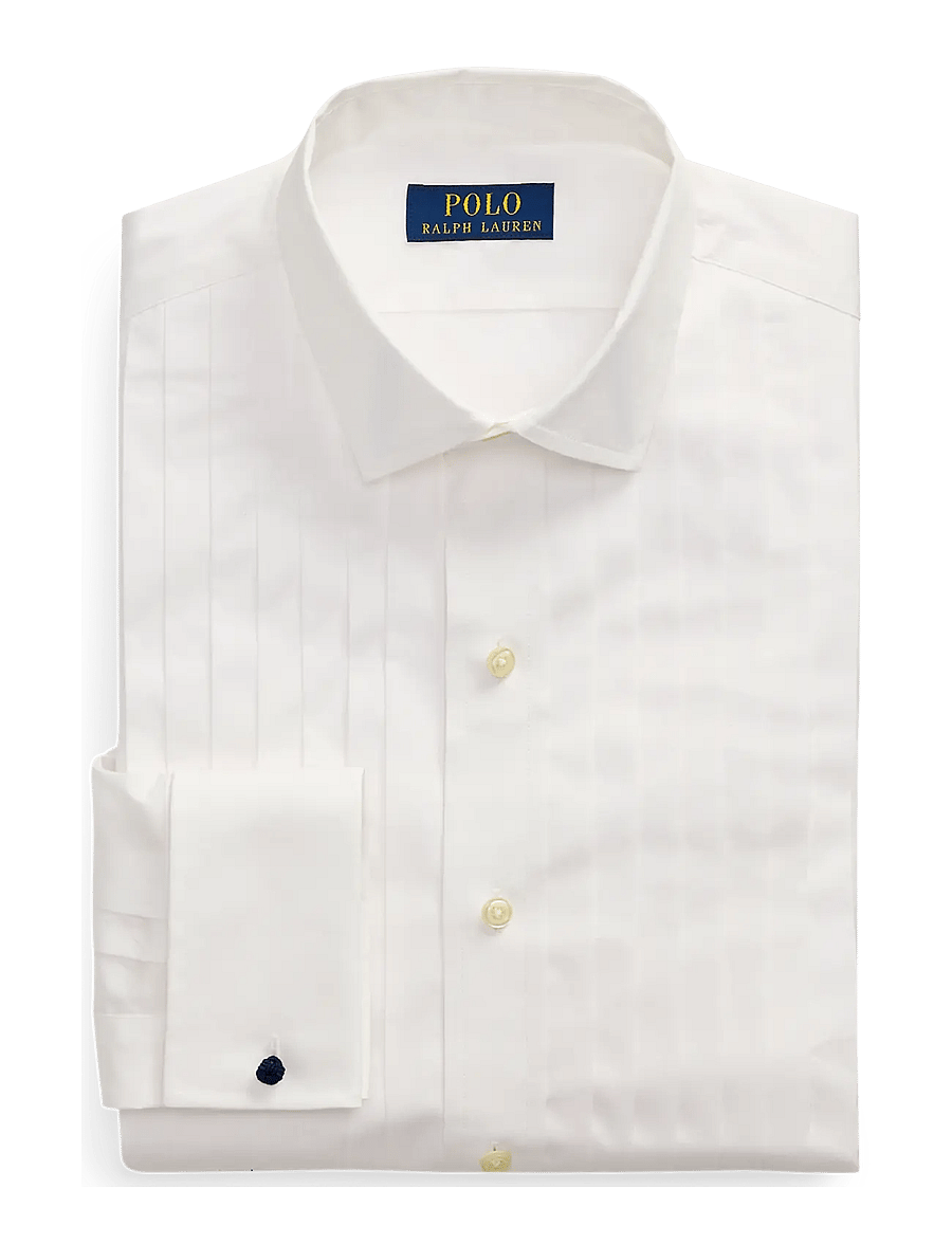 Polo Ralph Lauren - Classic Fit Poplin Tuxedo Shirt - white - 1