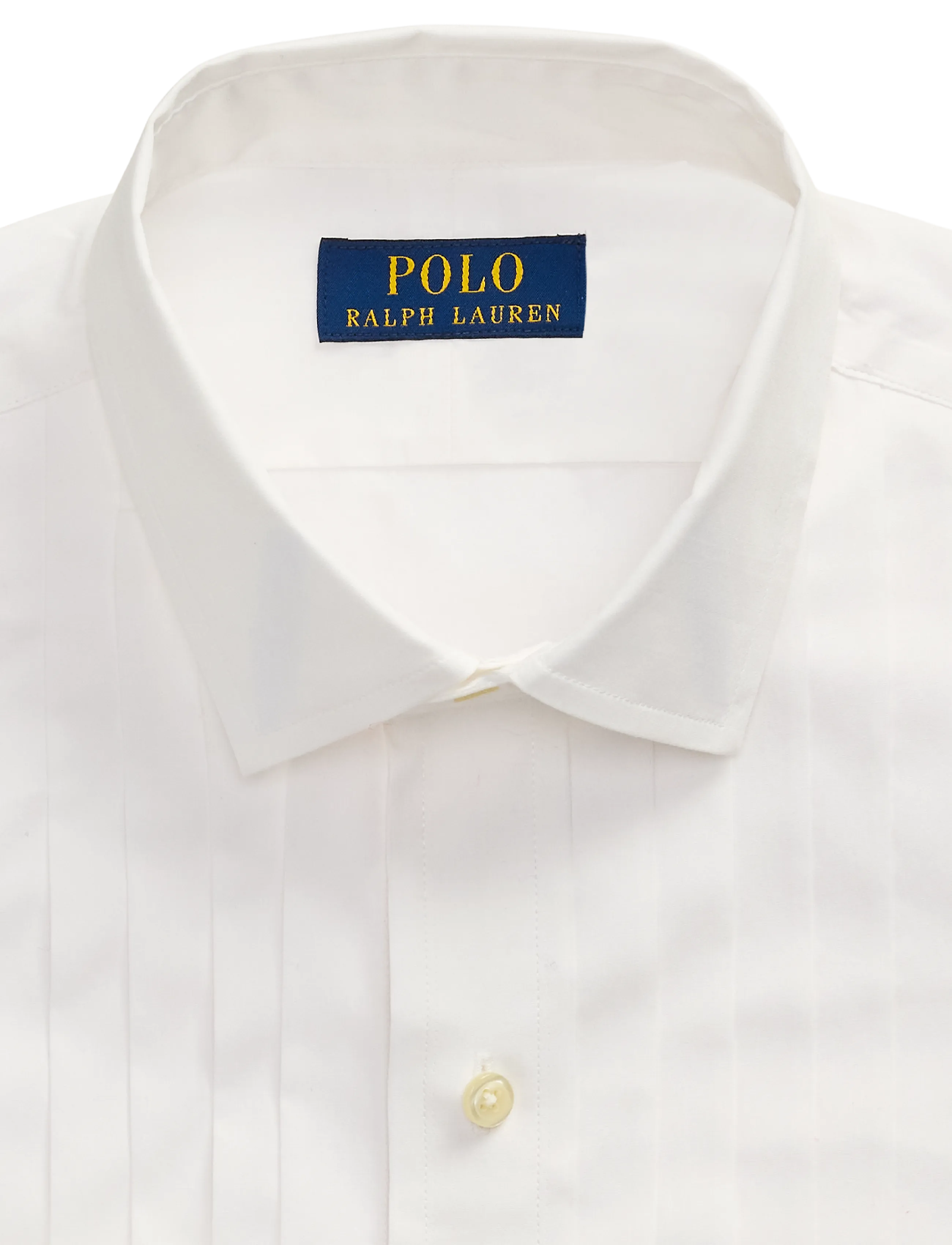 Polo Ralph Lauren - Classic Fit Poplin Tuxedo Shirt - white - 5