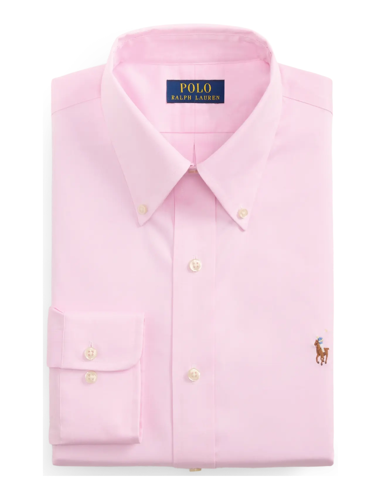 Polo Ralph Lauren - Custom Fit Pinpoint Oxford Shirt - oxford shirts - 1021s pink/white - 1