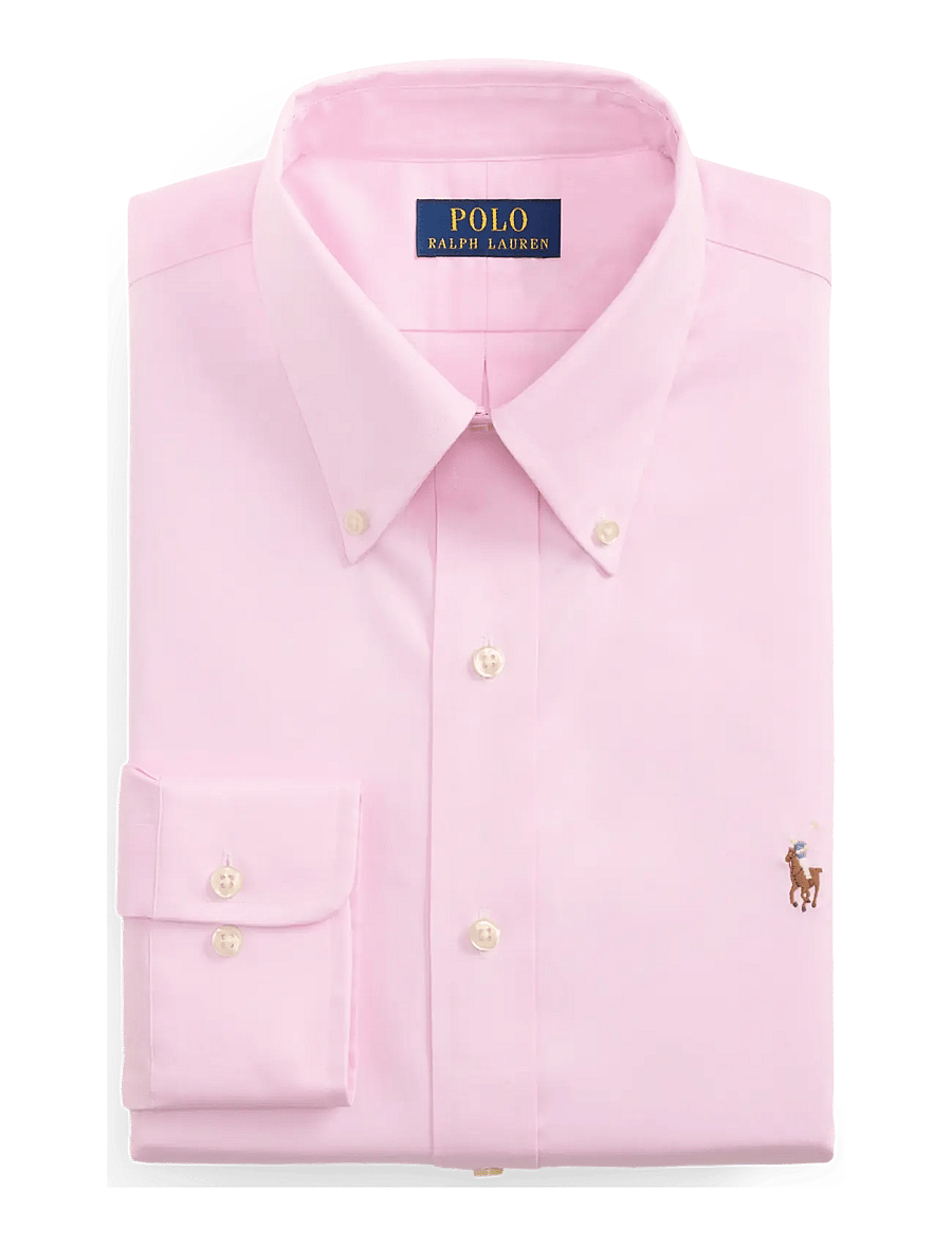 Polo Ralph Lauren - Custom Fit Pinpoint Oxford Shirt - oxford skjorter - 1021s pink/white - 1