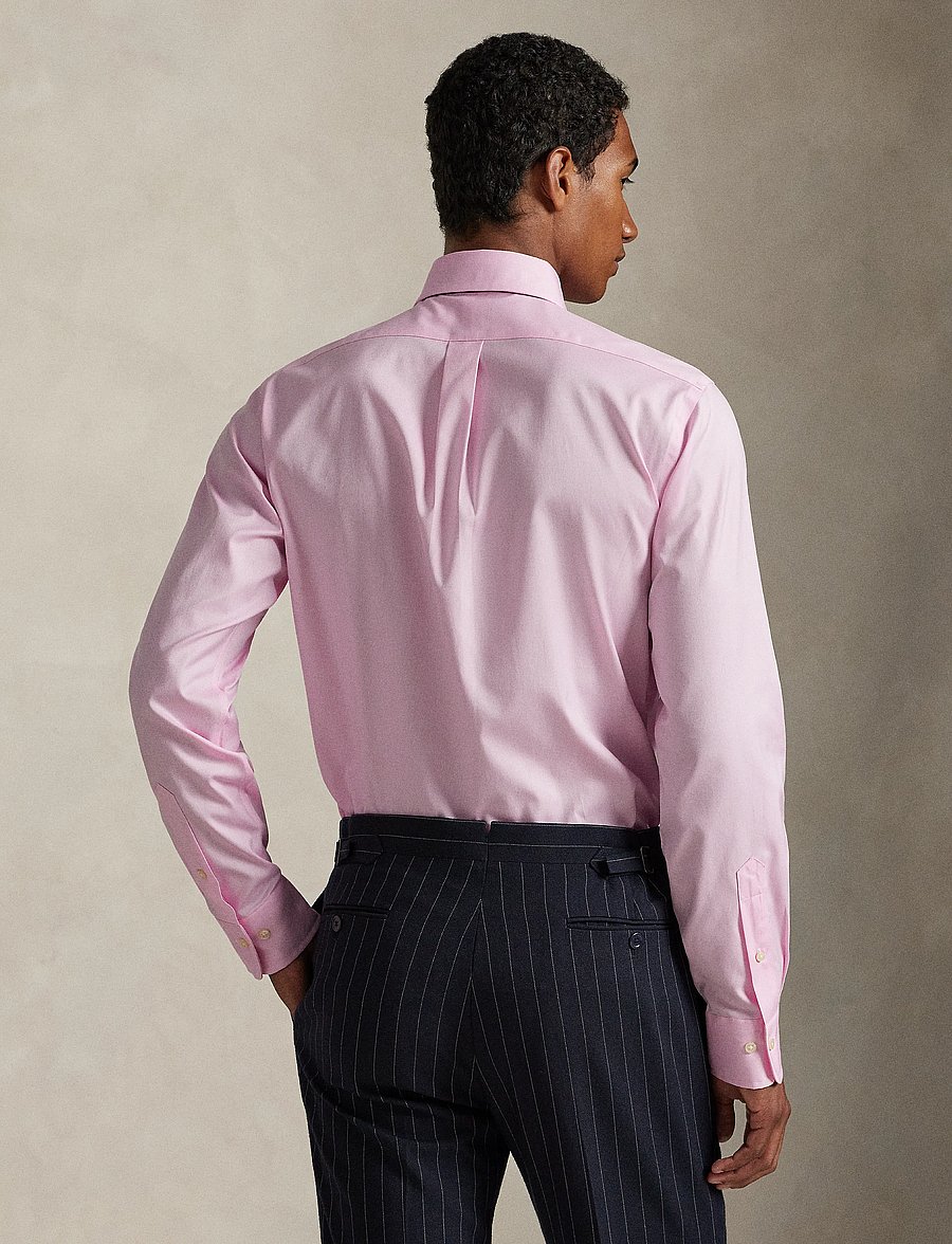Polo Ralph Lauren - Custom Fit Pinpoint Oxford Shirt - oxford skjorter - 1021s pink/white - 2
