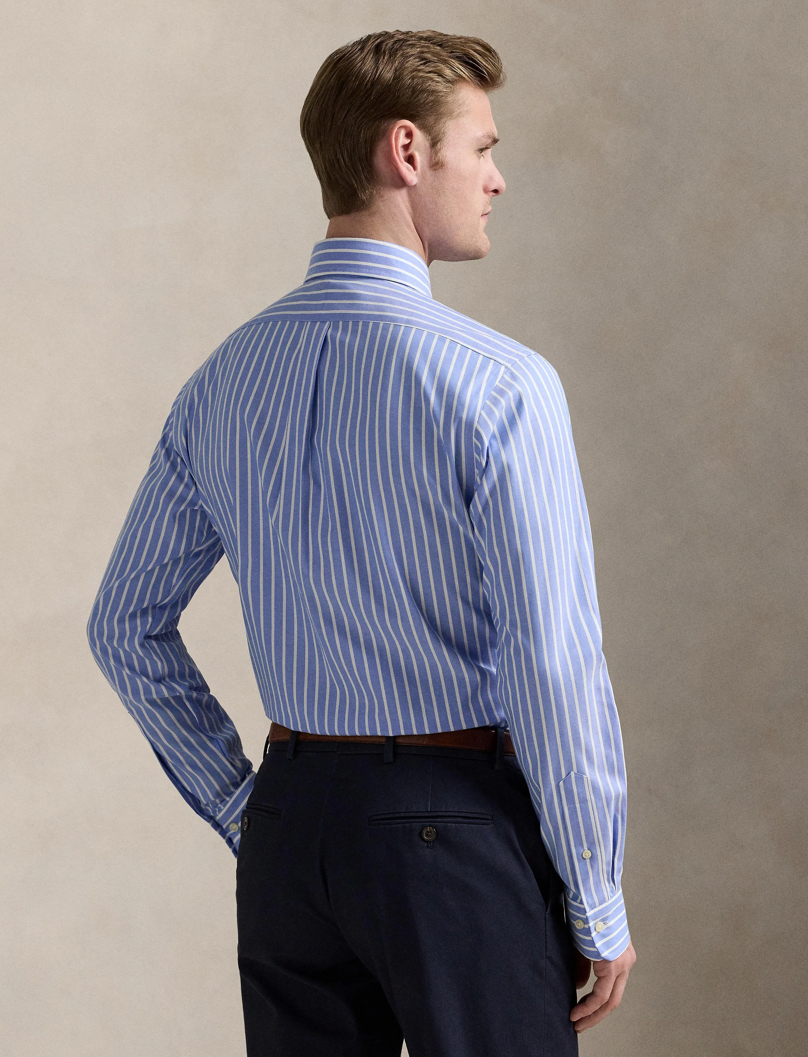 Polo Ralph Lauren - PUREPRSS PNPNT OXFD-CUHBDPPCN - stribede skjorter - 5519a blue/white - 3