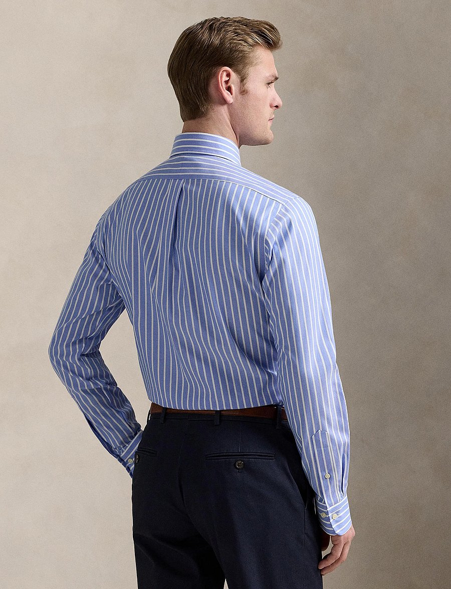 Polo Ralph Lauren - PUREPRSS PNPNT OXFD-CUHBDPPCN - stribede skjorter - 5519a blue/white - 3
