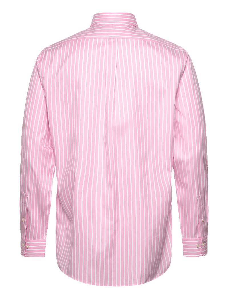 Polo Ralph Lauren - Custom Fit Striped Pinpoint Oxford Shirt - basic-hemden - 5519b pink/white - 1