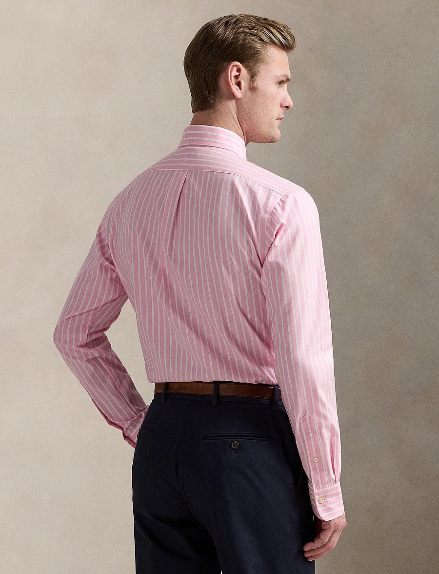 Polo Ralph Lauren - PUREPRSS PNPNT OXFD-CUHBDPPCN - triibulised särgid - 5519b pink/white - 3