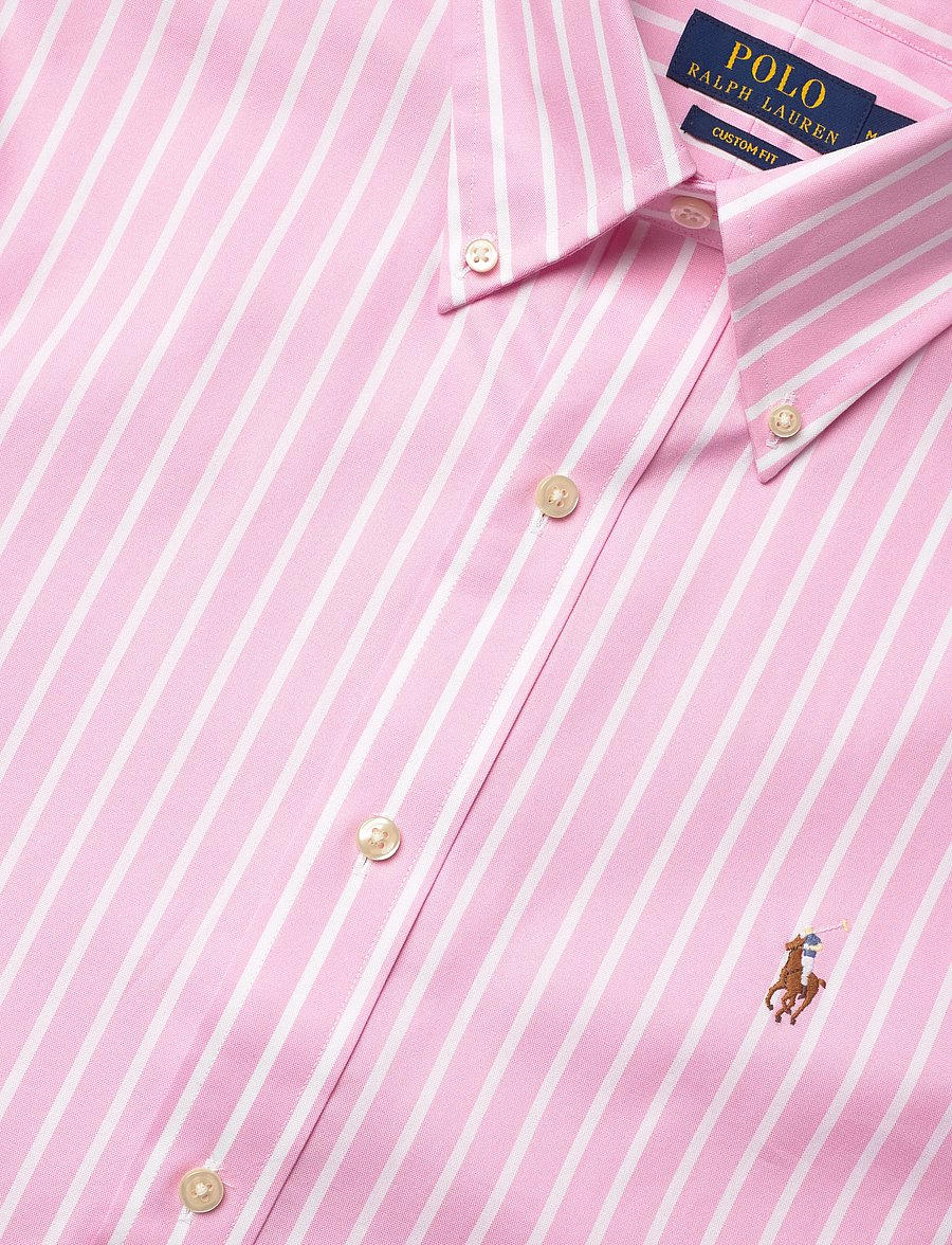 Polo Ralph Lauren - PUREPRSS PNPNT OXFD-CUHBDPPCN - triibulised särgid - 5519b pink/white - 5