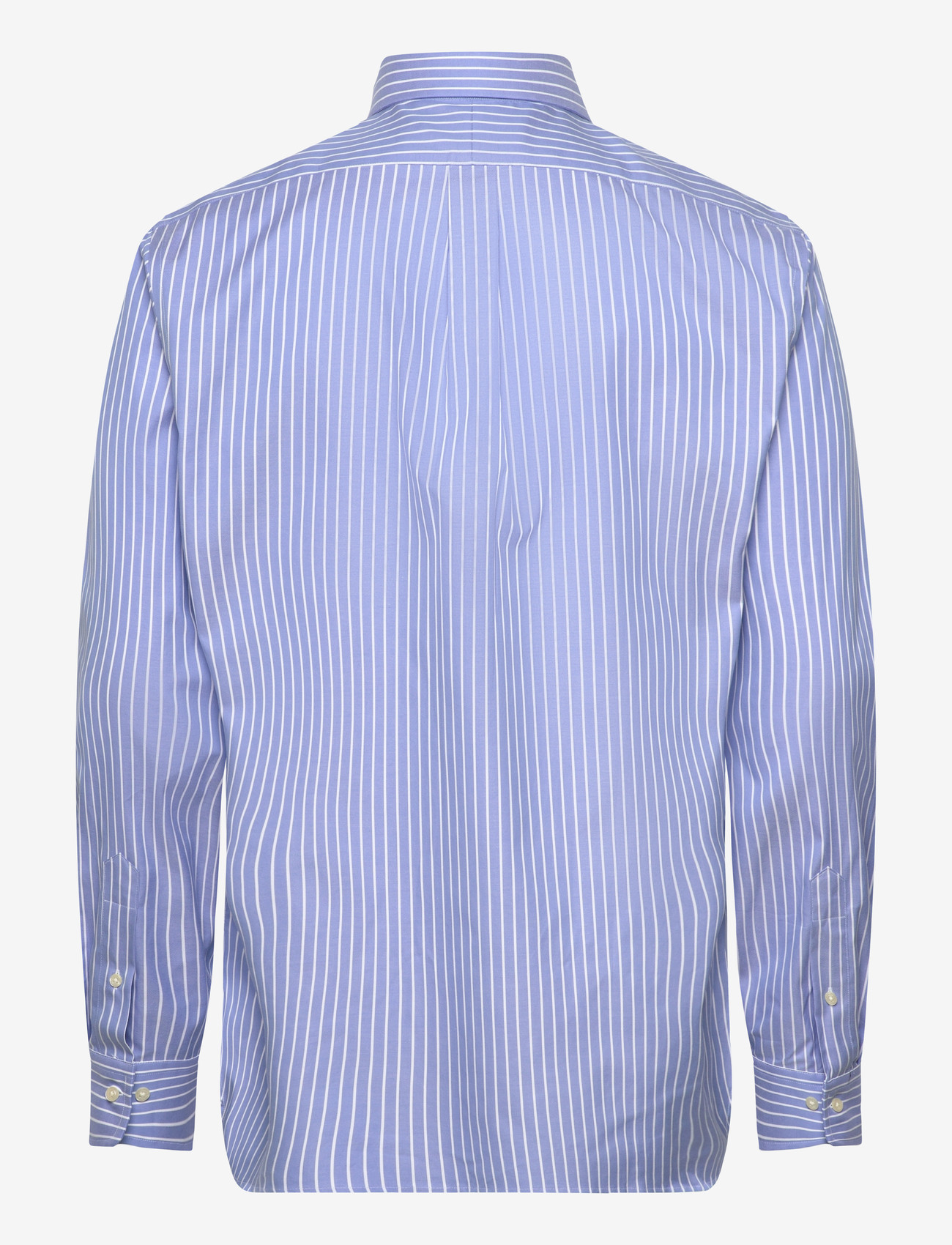 Polo Ralph Lauren - Custom Fit Striped Pinpoint Oxford Shirt - stribede skjorter - 7091a azure/white - 1