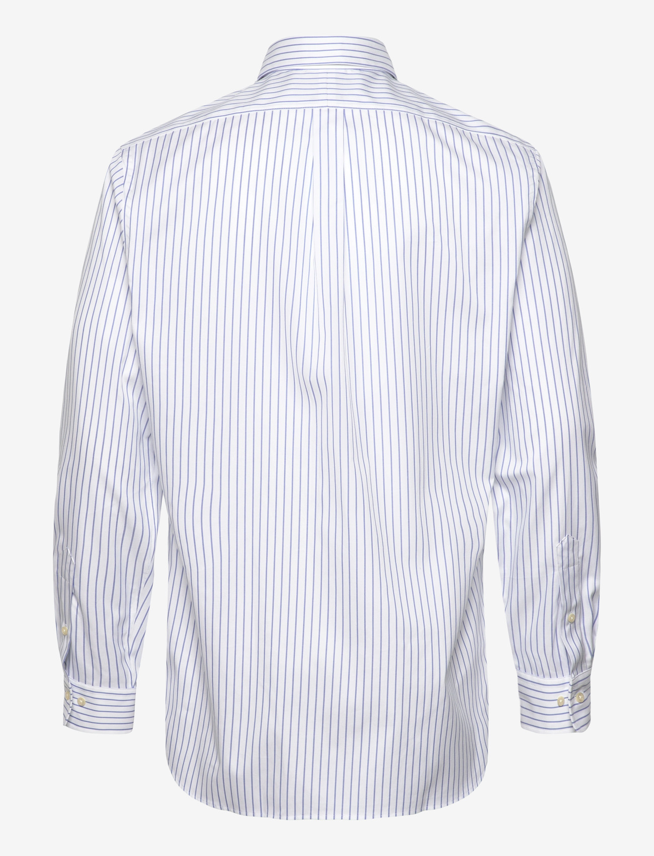 Polo Ralph Lauren - Custom Fit Striped Pinpoint Oxford Shirt - basic-hemden - 7091b white/azure - 1
