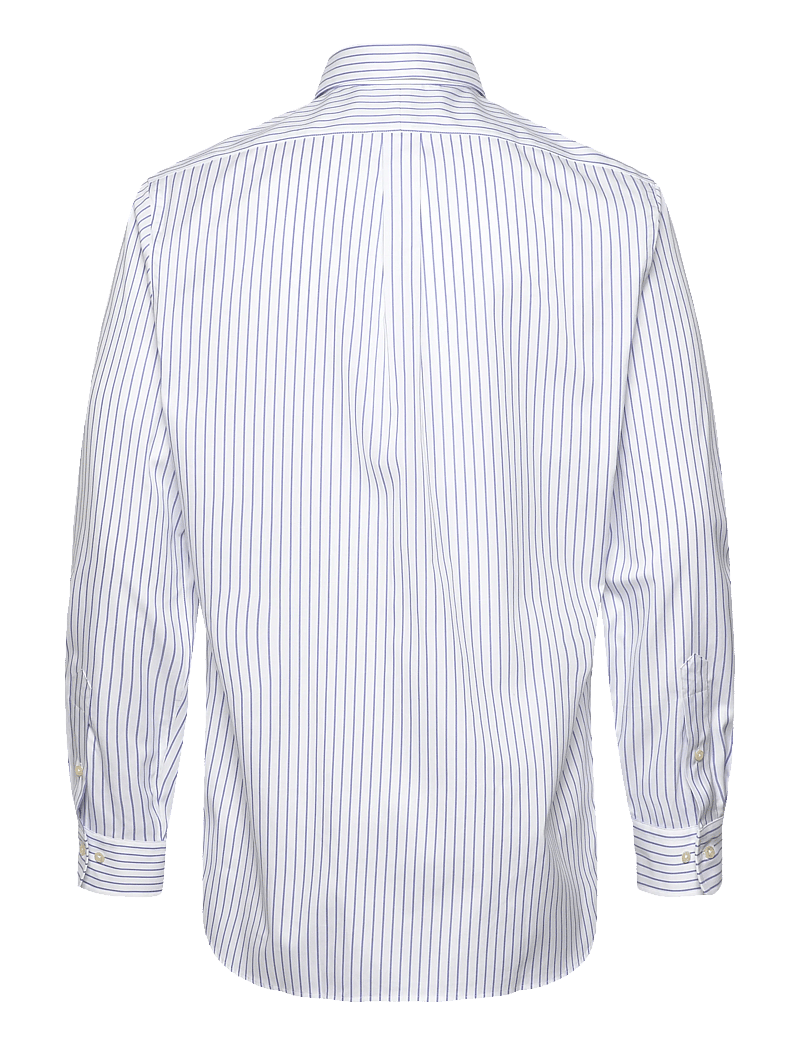 Polo Ralph Lauren - Custom Fit Striped Pinpoint Oxford Shirt - basic-hemden - 7091b white/azure - 1