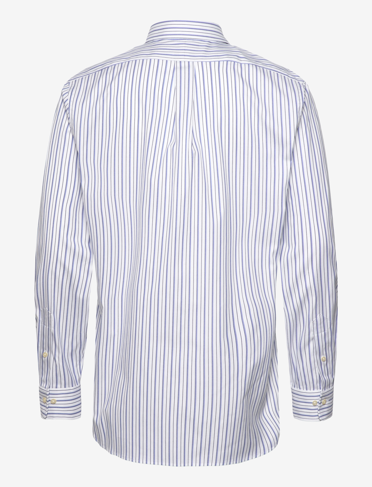 Polo Ralph Lauren - Custom Fit Striped Pinpoint Oxford Shirt - basic-hemden - 7092 white/sky bl - 1