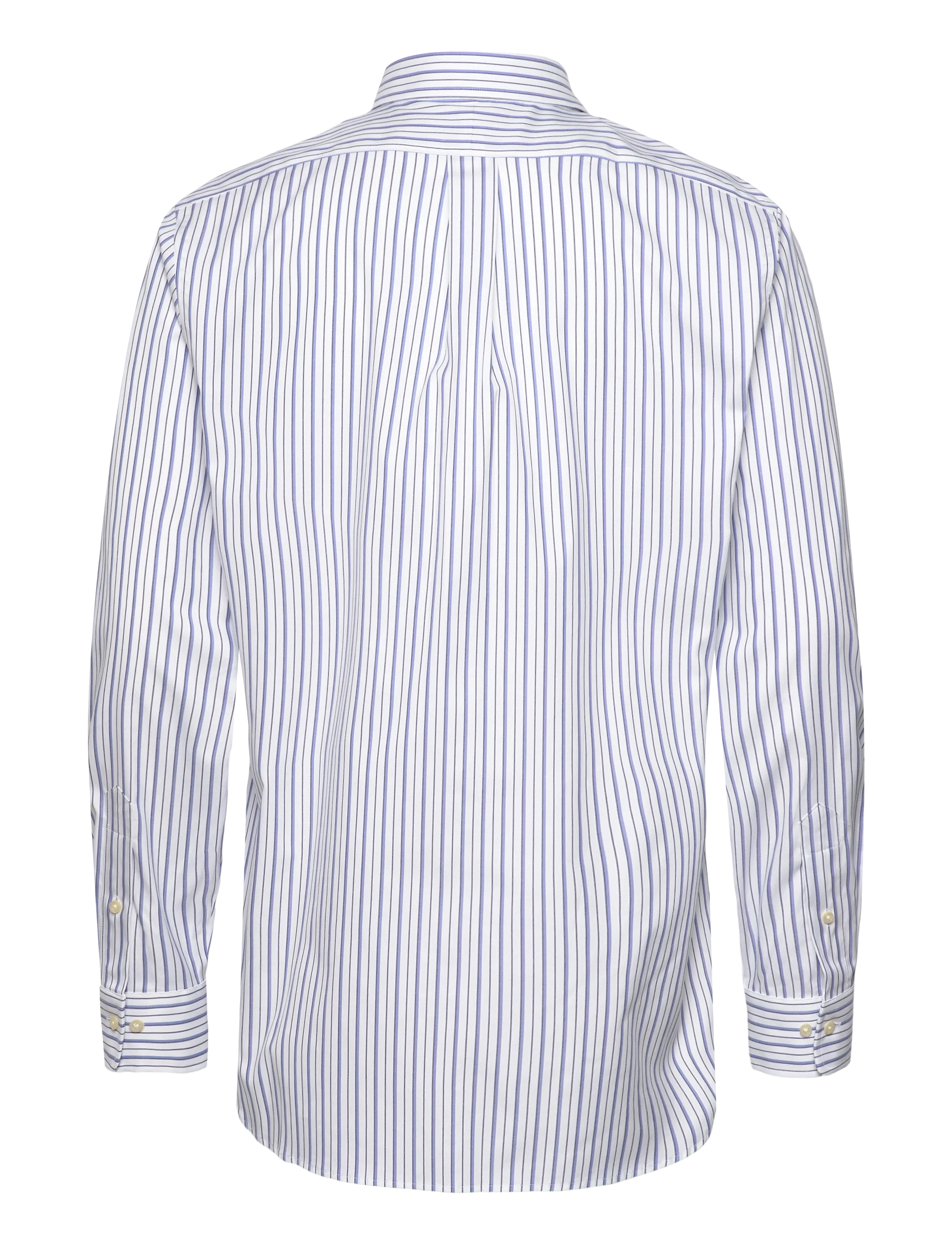 Polo Ralph Lauren - PUREPRSS PNPNT OXFD-CUHBDPPCN - stribede skjorter - 7092 white/sky bl - 2
