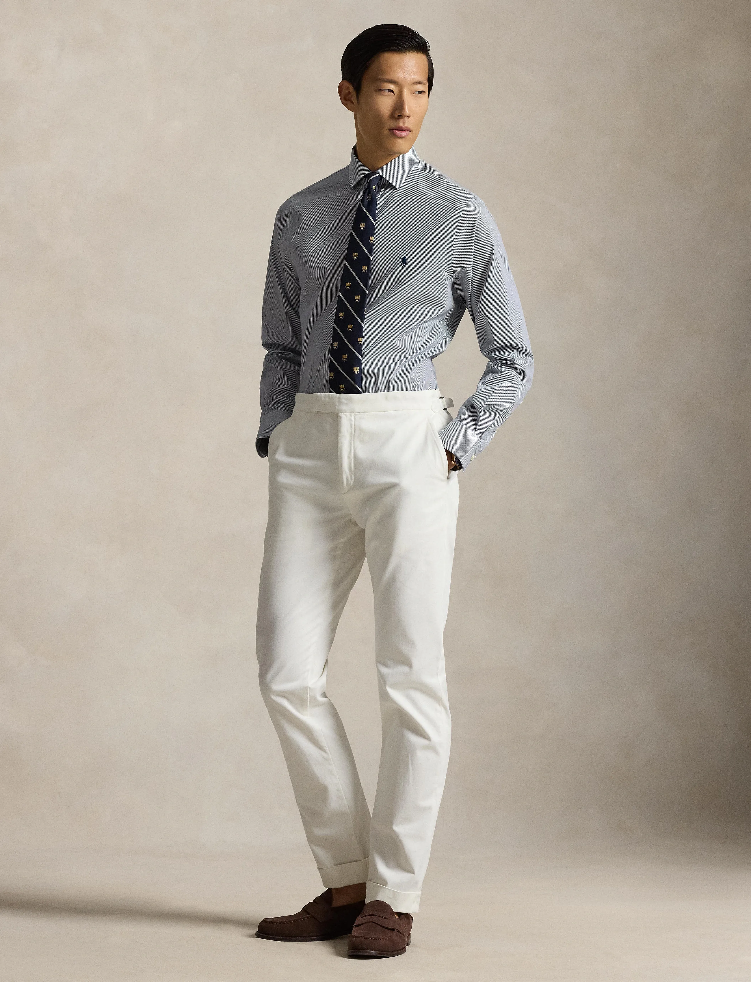 Polo Ralph Lauren PUREPRESS POPLIN-SLESTPPCN - Skjorter - 3179C NEW CLASSIC / grey