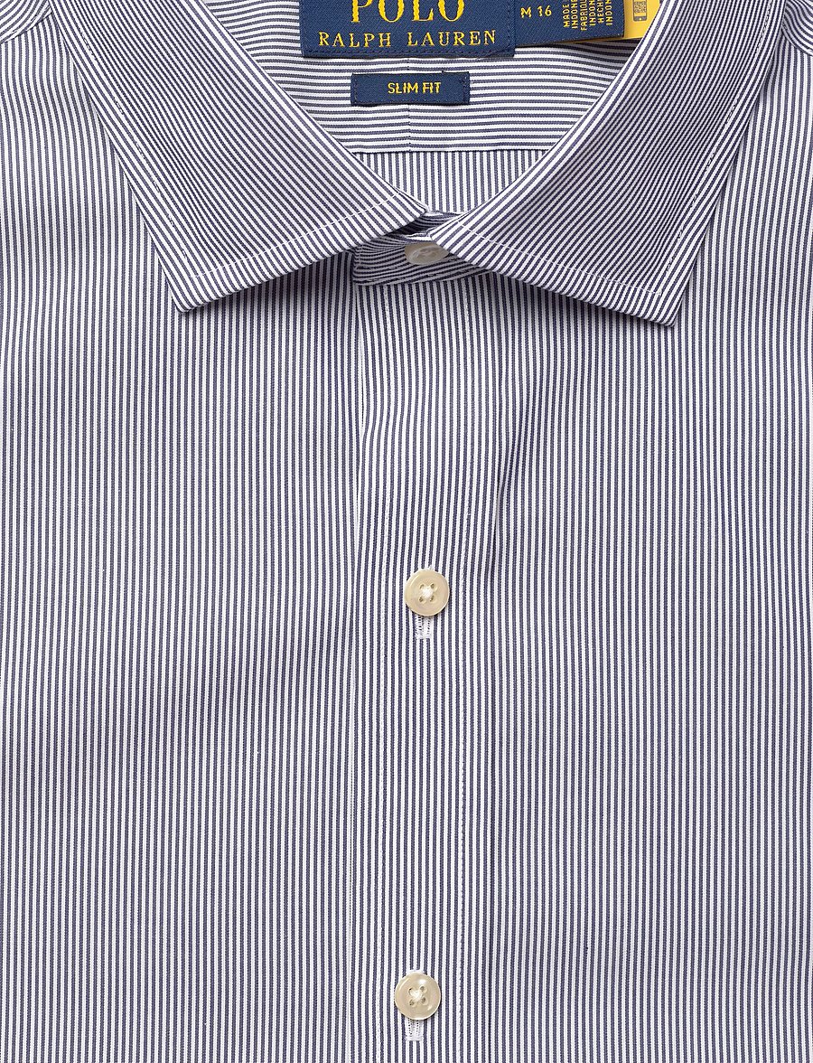 Polo Ralph Lauren - PUREPRESS POPLIN-SLESTPPCN - triibulised särgid - 3179c new classic - 4