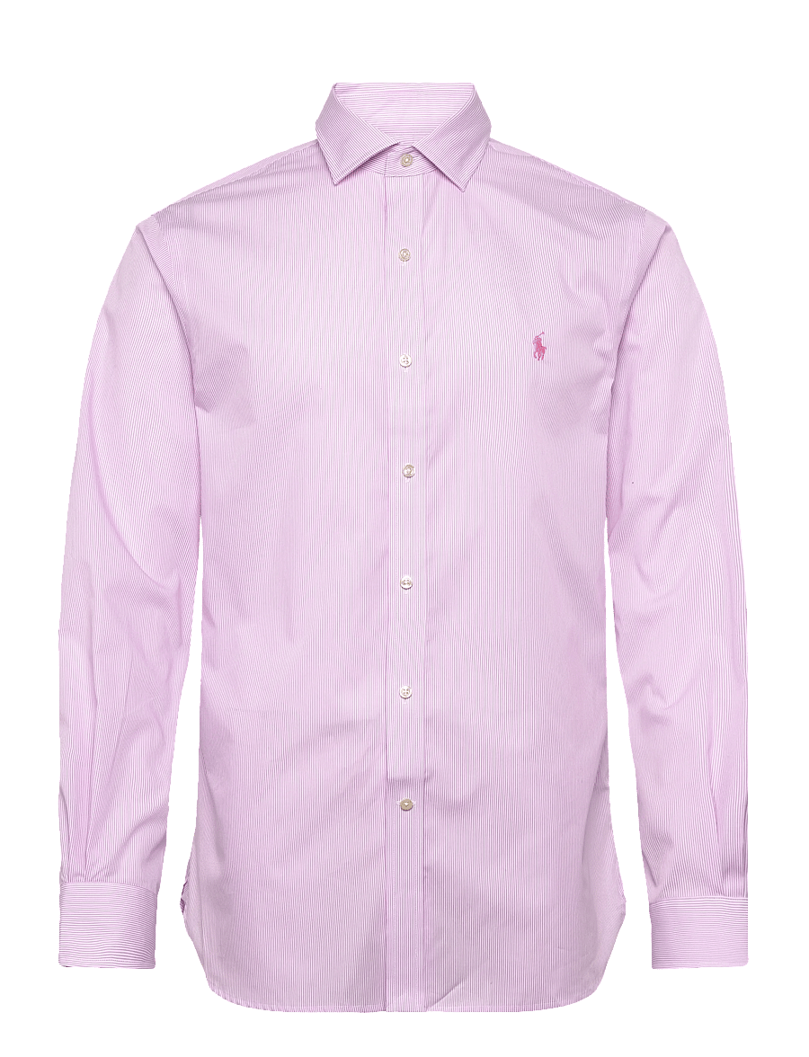 Polo Ralph Lauren - PUREPRESS POPLIN-SLESTPPCN - casual skjorter - 3179 rose/white - 0