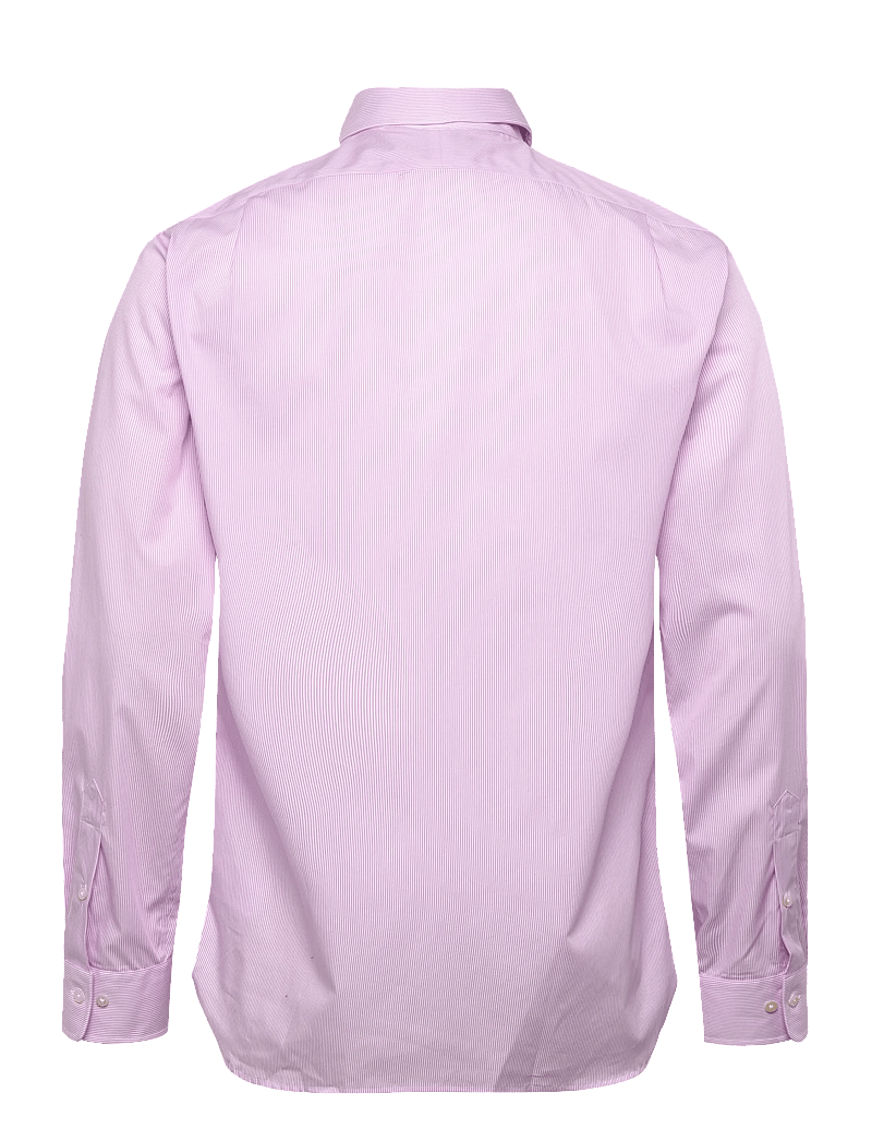 Polo Ralph Lauren - Slim Fit Striped Poplin Shirt - stribede skjorter - 3179 rose/white - 1