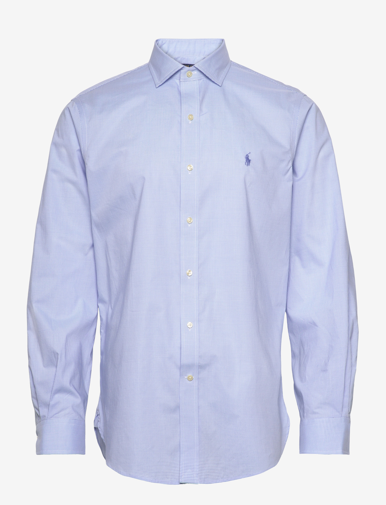 Polo Ralph Lauren - Custom Fit Tattersall Poplin Shirt - casual skjorter - 7175a blue white - 0