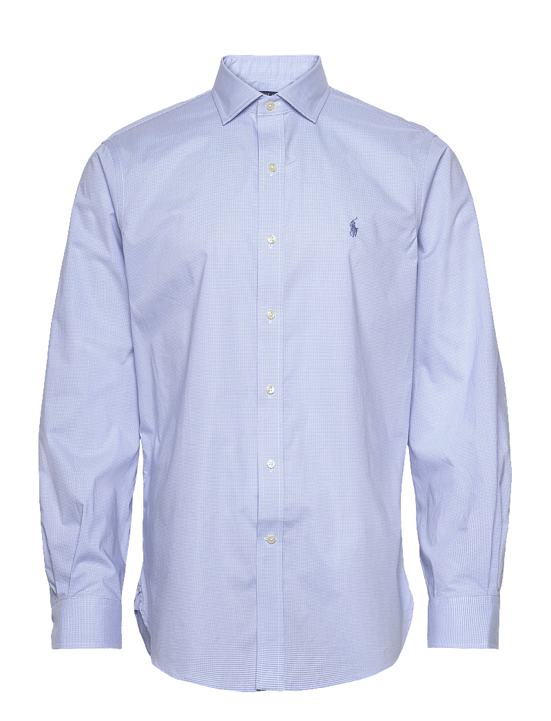 Polo Ralph Lauren - Custom Fit Tattersall Poplin Shirt - casual skjorter - 7175a blue white - 0