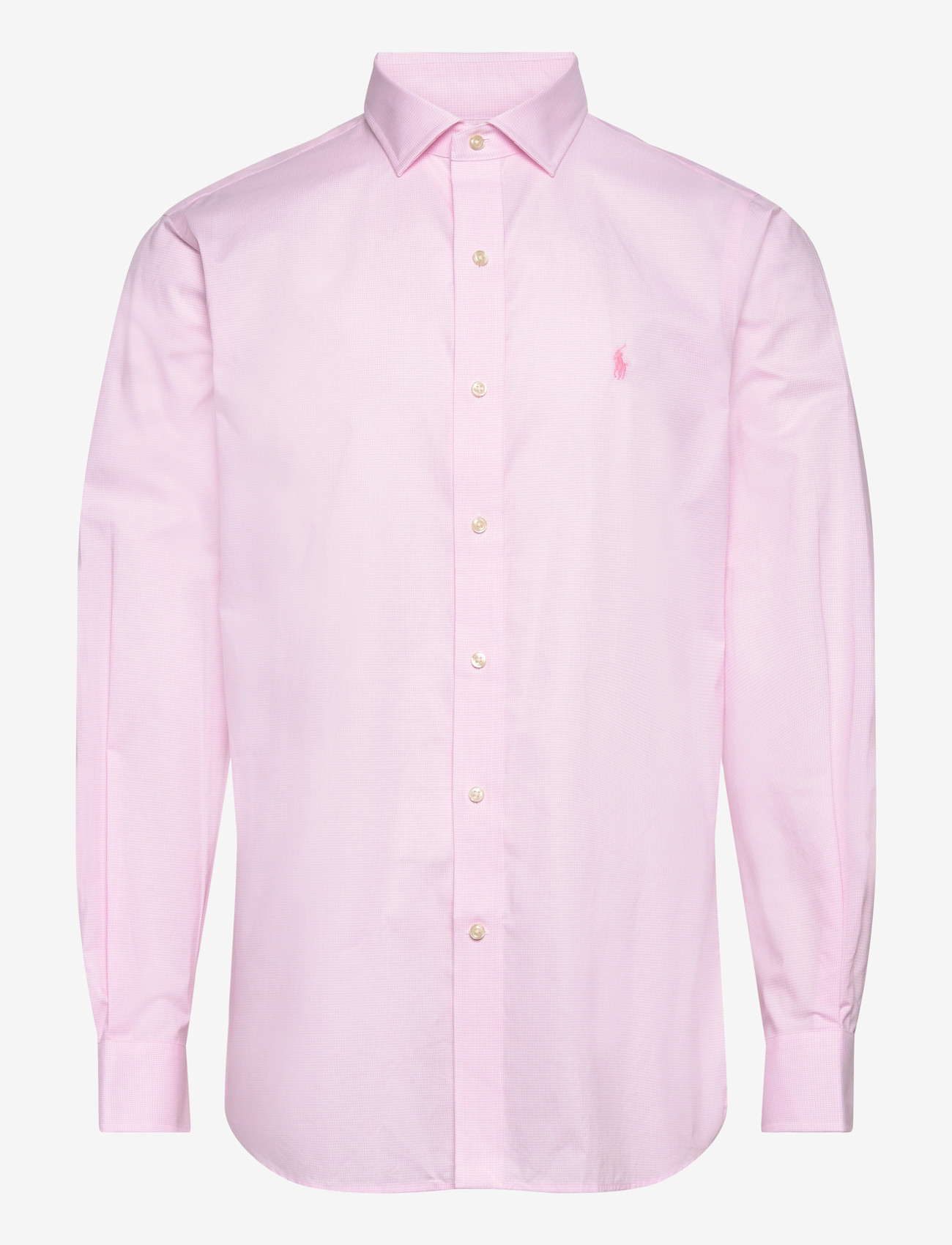 Polo Ralph Lauren - Custom Fit Tattersall Poplin Shirt - casual skjorter - 7175c carmel pink - 0