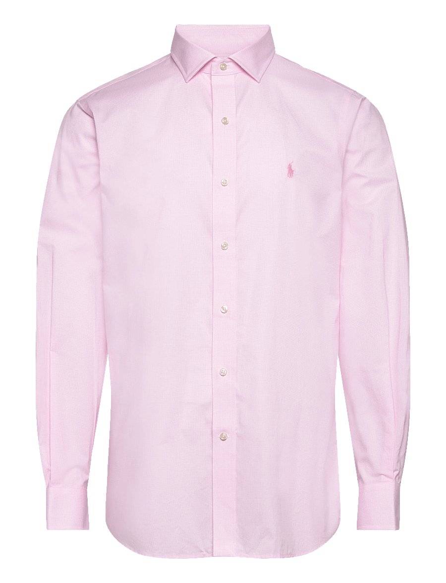 Polo Ralph Lauren - Custom Fit Tattersall Poplin Shirt - vabaajasärgid - 7175c carmel pink - 0