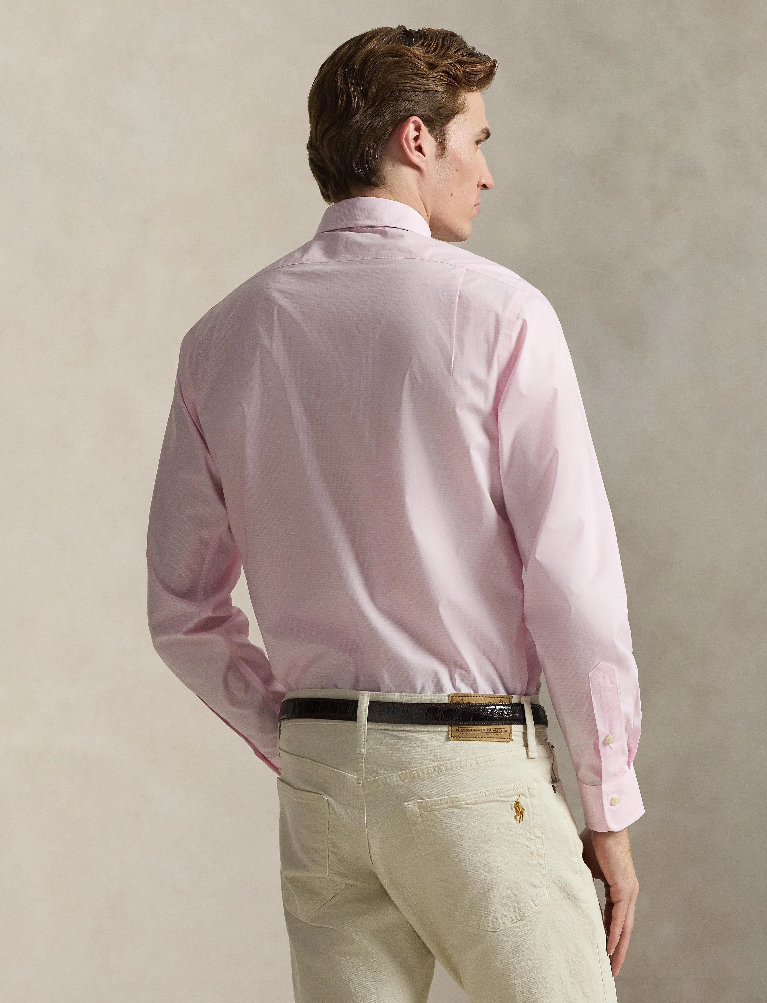 Polo Ralph Lauren - Custom Fit Tattersall Poplin Shirt - casual skjortor - 7175c carmel pink - 3