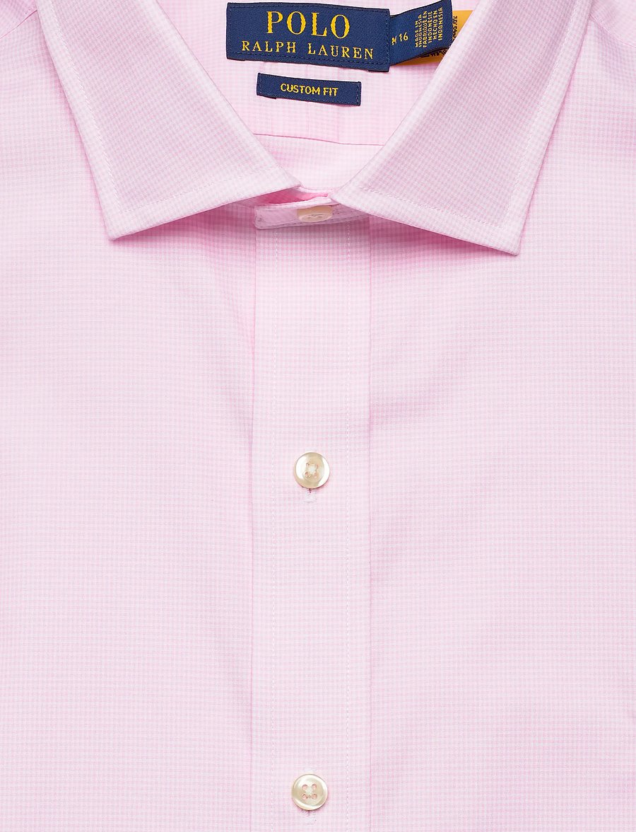 Polo Ralph Lauren - Custom Fit Tattersall Poplin Shirt - vabaajasärgid - 7175c carmel pink - 2
