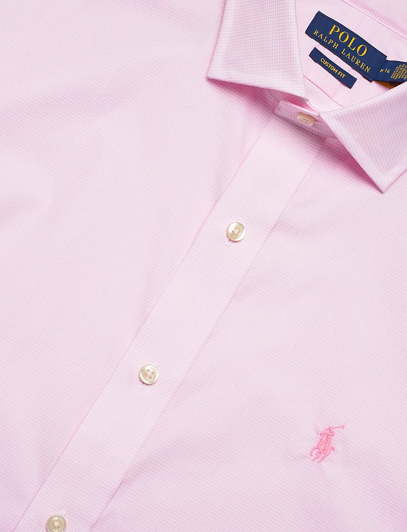 Polo Ralph Lauren - Custom Fit Tattersall Poplin Shirt - casual skjorter - 7175c carmel pink - 3