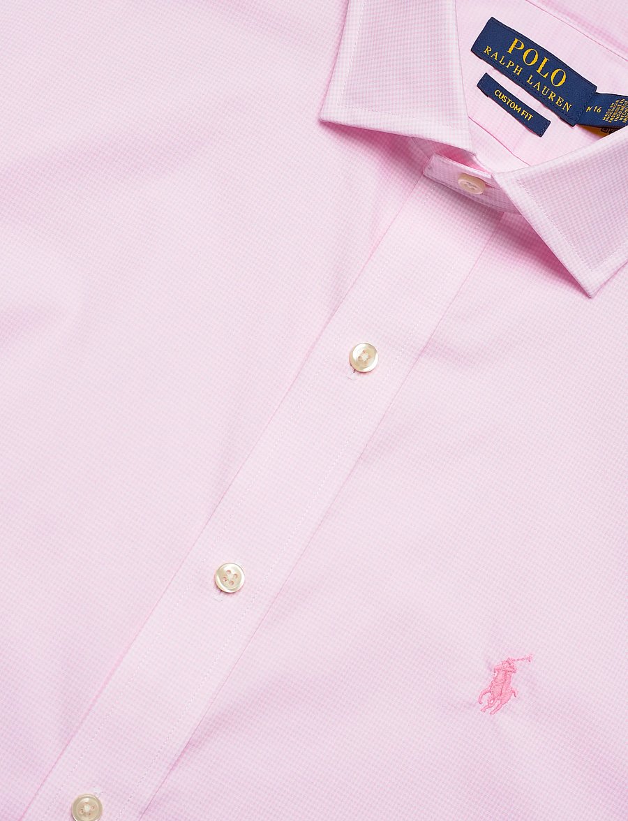 Polo Ralph Lauren - Custom Fit Tattersall Poplin Shirt - vabaajasärgid - 7175c carmel pink - 3