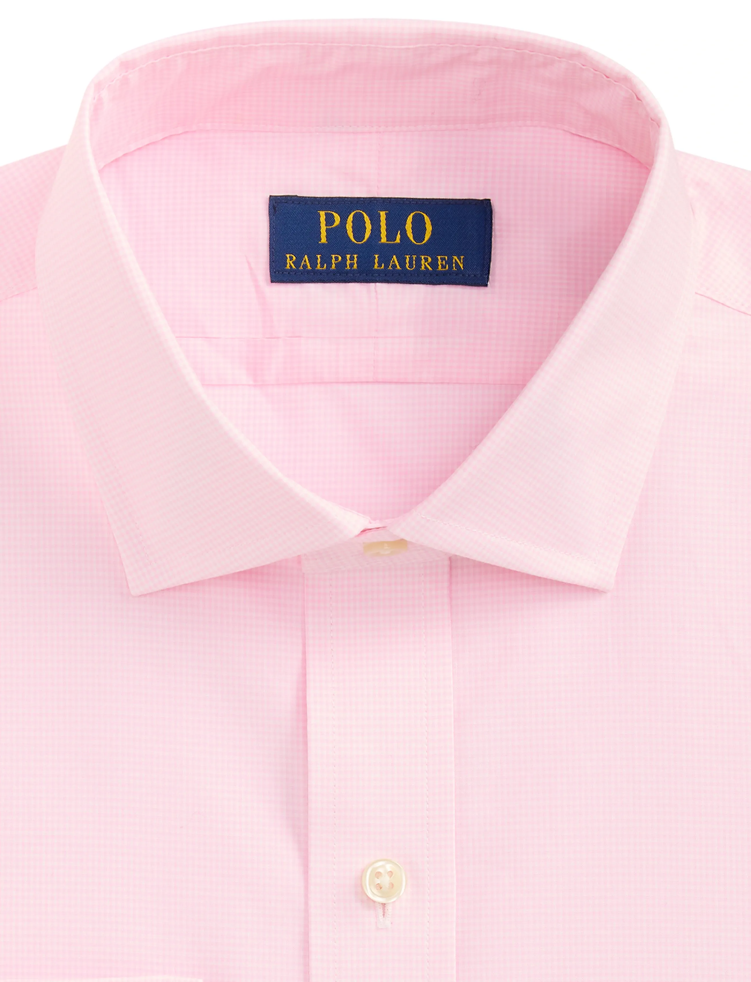 Polo Ralph Lauren - Custom Fit Tattersall Poplin Shirt - casual shirts - 7175c carmel pink - 5