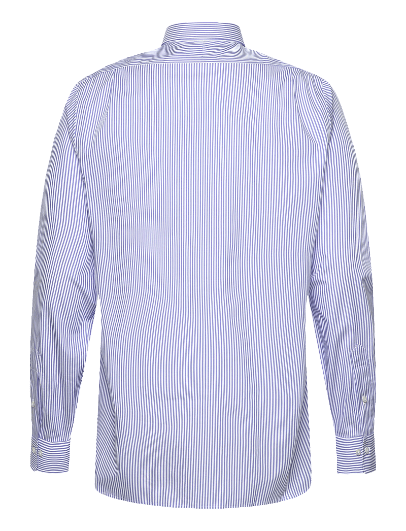 Polo Ralph Lauren - Custom Fit Striped Poplin Shirt - stribede skjorter - 3213b light blue - 1