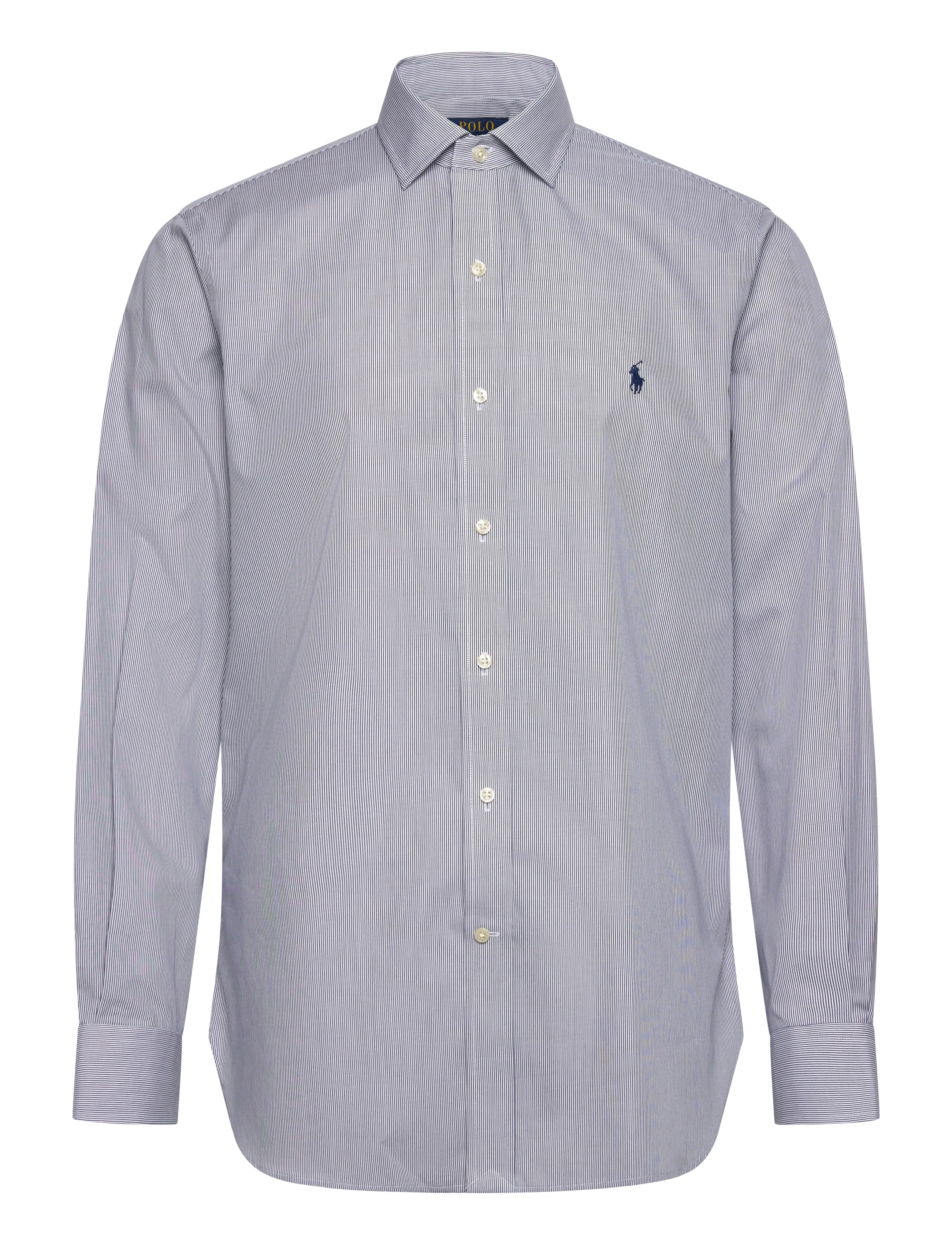Polo Ralph Lauren Custom Fit Striped Poplin Shirt - Skjorter - 7174E NEW CLASSIC / blue