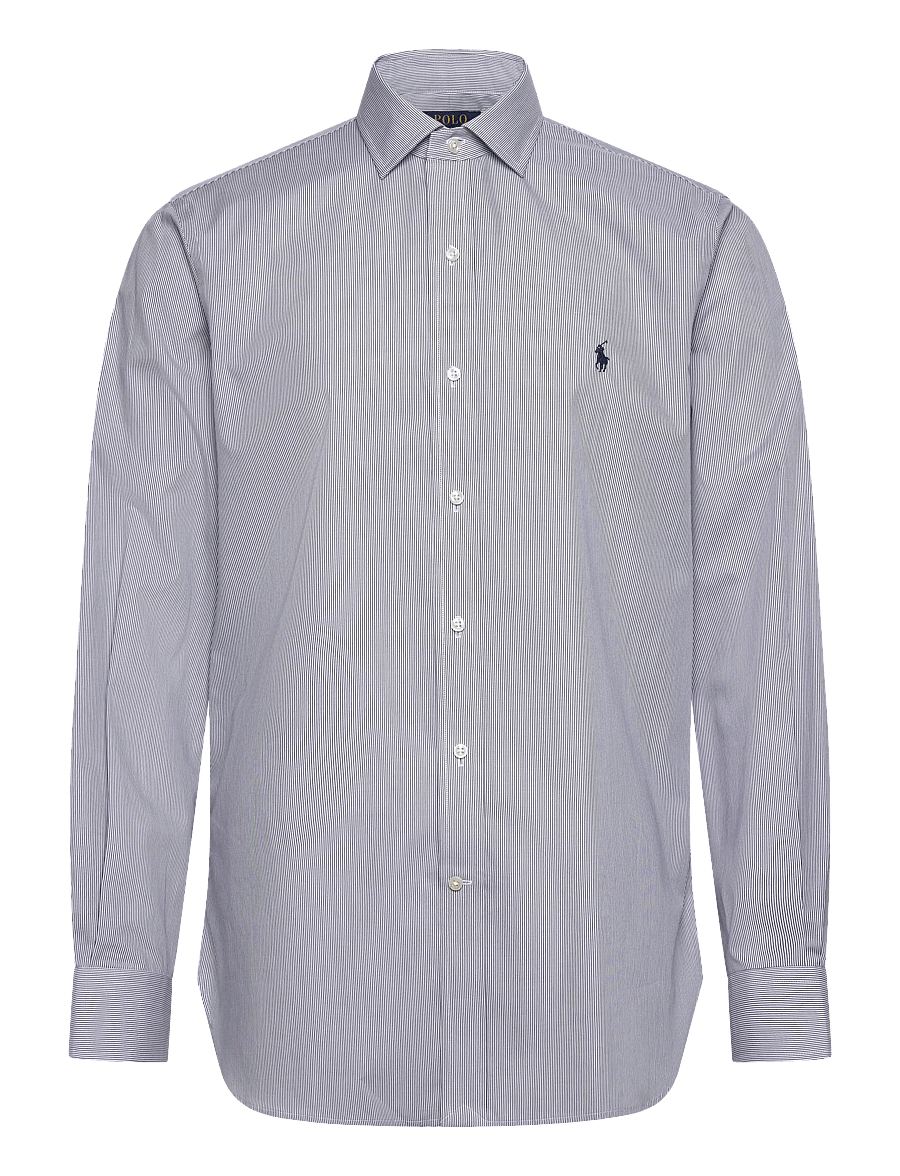 Polo Ralph Lauren - Custom Fit Striped Poplin Shirt - koszule w paski i prążki - 7174e new classic - 0