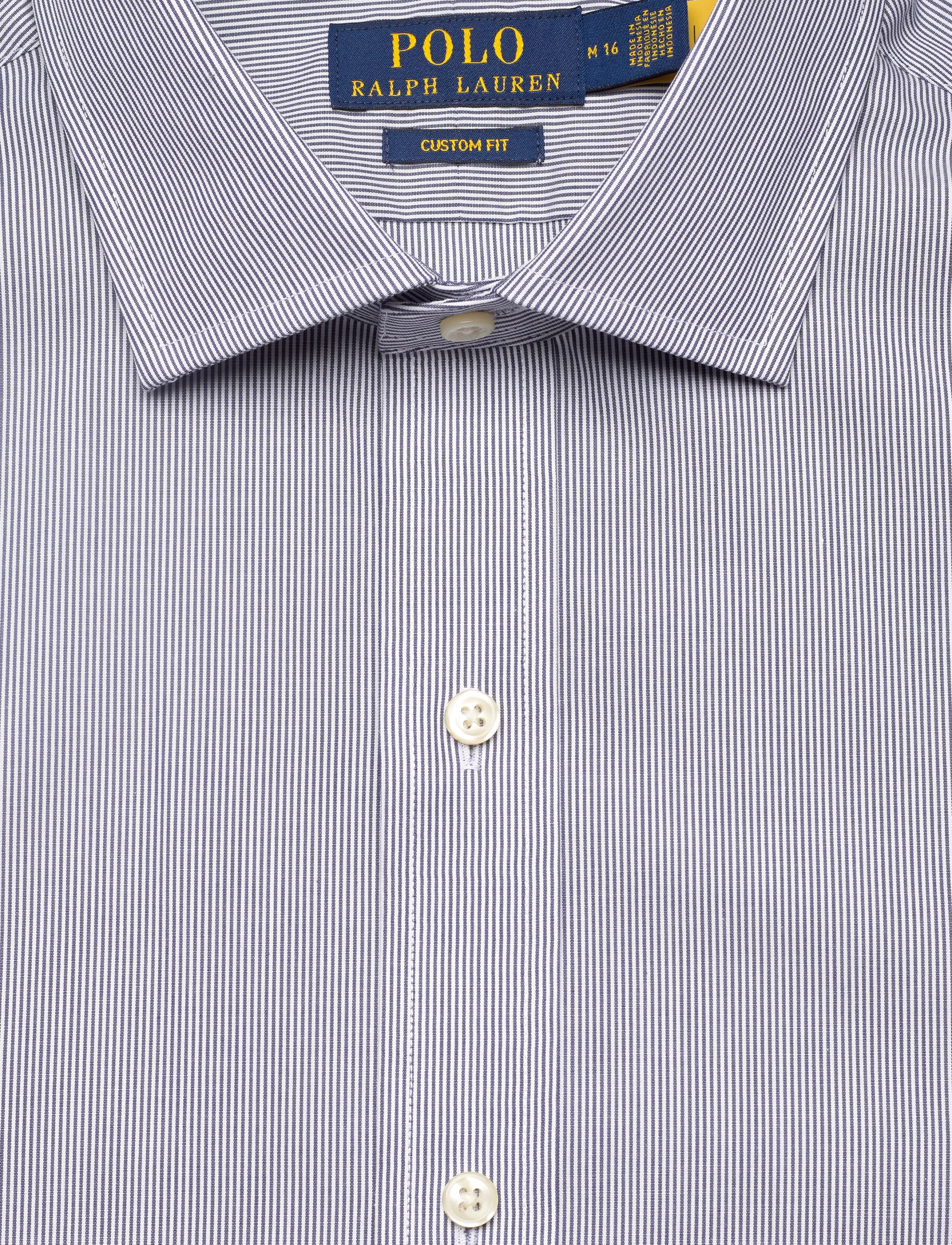 Polo Ralph Lauren - Custom Fit Striped Poplin Shirt - koszule w paski i prążki - 7174e new classic - 2