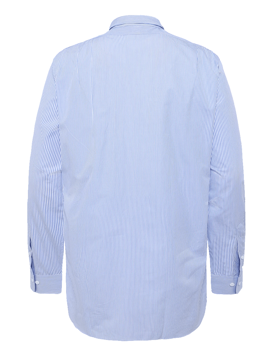 Polo Ralph Lauren - LUXURY POPLIN-CUPHLSTN - randiga skjortor - 6771 blue/white - 1