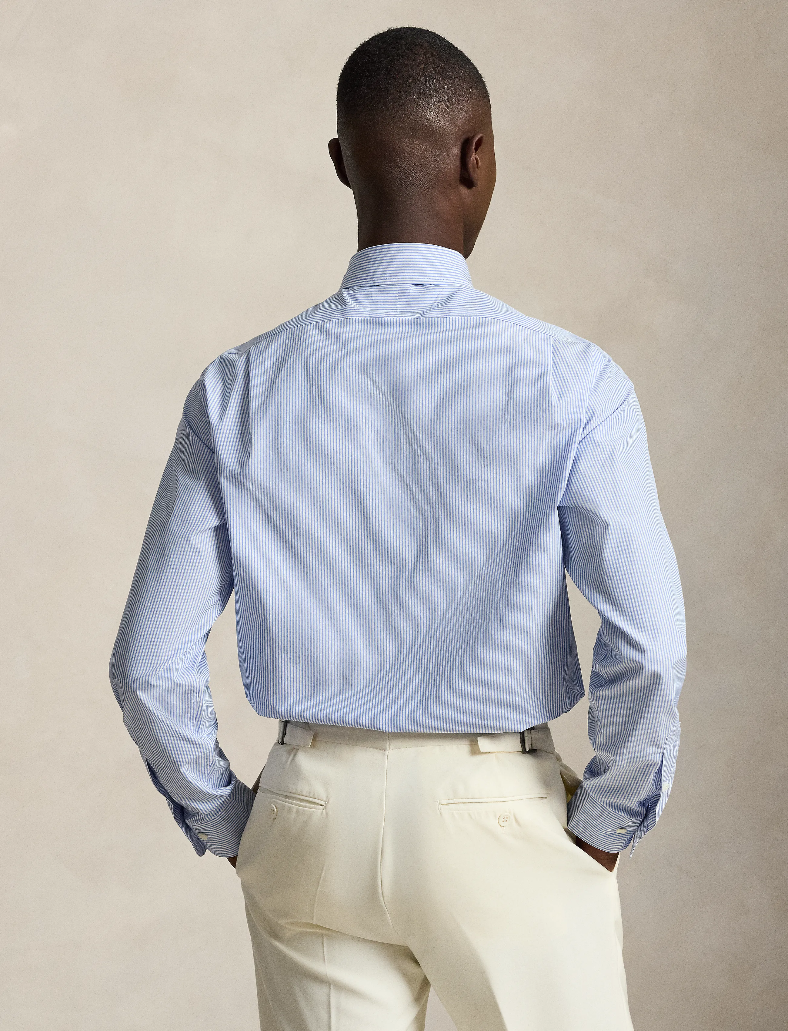 Polo Ralph Lauren - Custom Fit Striped Poplin Shirt - casual hemden - 6771 blue/white - 4