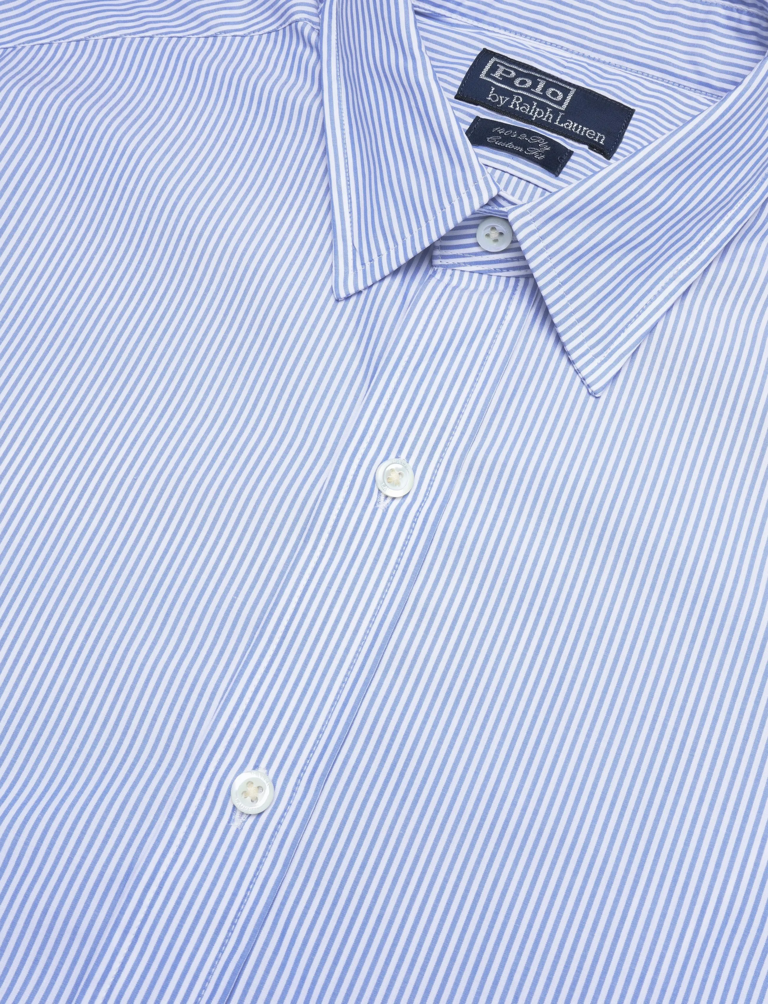 Polo Ralph Lauren - LUXURY POPLIN-CUPHLSTN - randiga skjortor - 6771 blue/white - 2