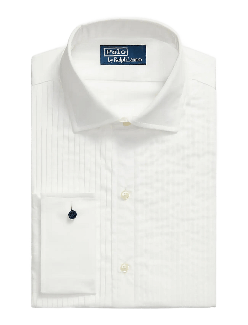 Polo Ralph Lauren - Classic Fit French Cuff Tuxedo Shirt - tavalised t-särgid - white - 3