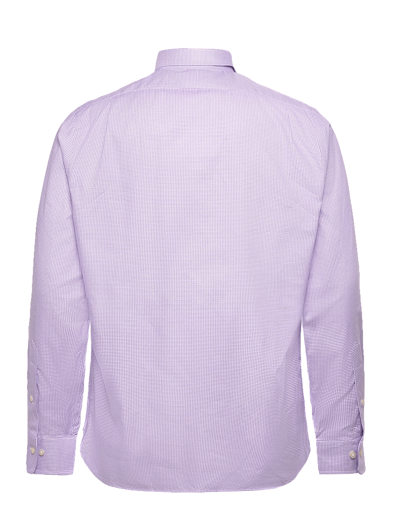 Polo Ralph Lauren - Custom Fit Textured Shirt - basic skjorter - 6844c white purpl - 1