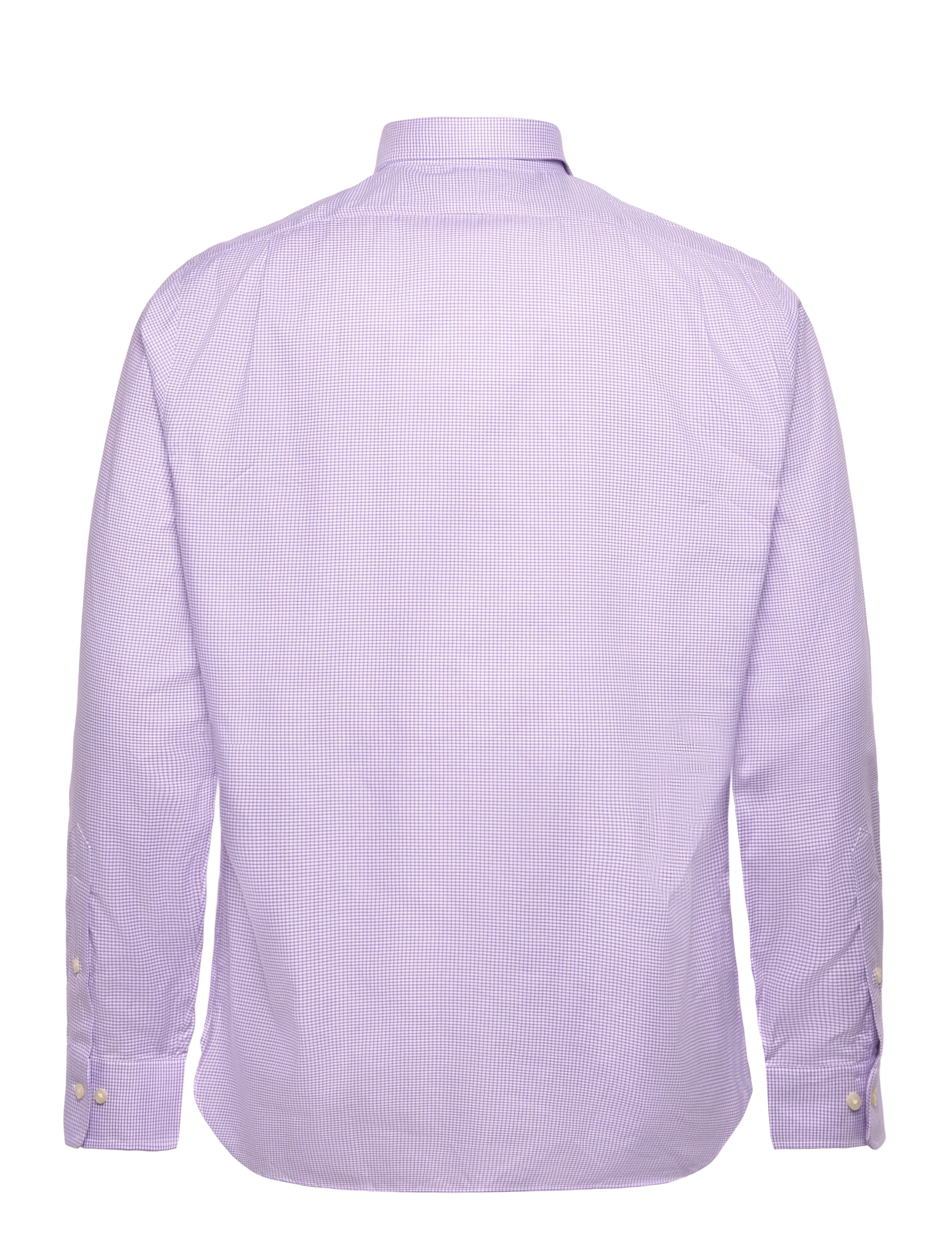 Polo Ralph Lauren - Custom Fit Textured Shirt - köflóttar skyrtur - 6844c white purpl - 1