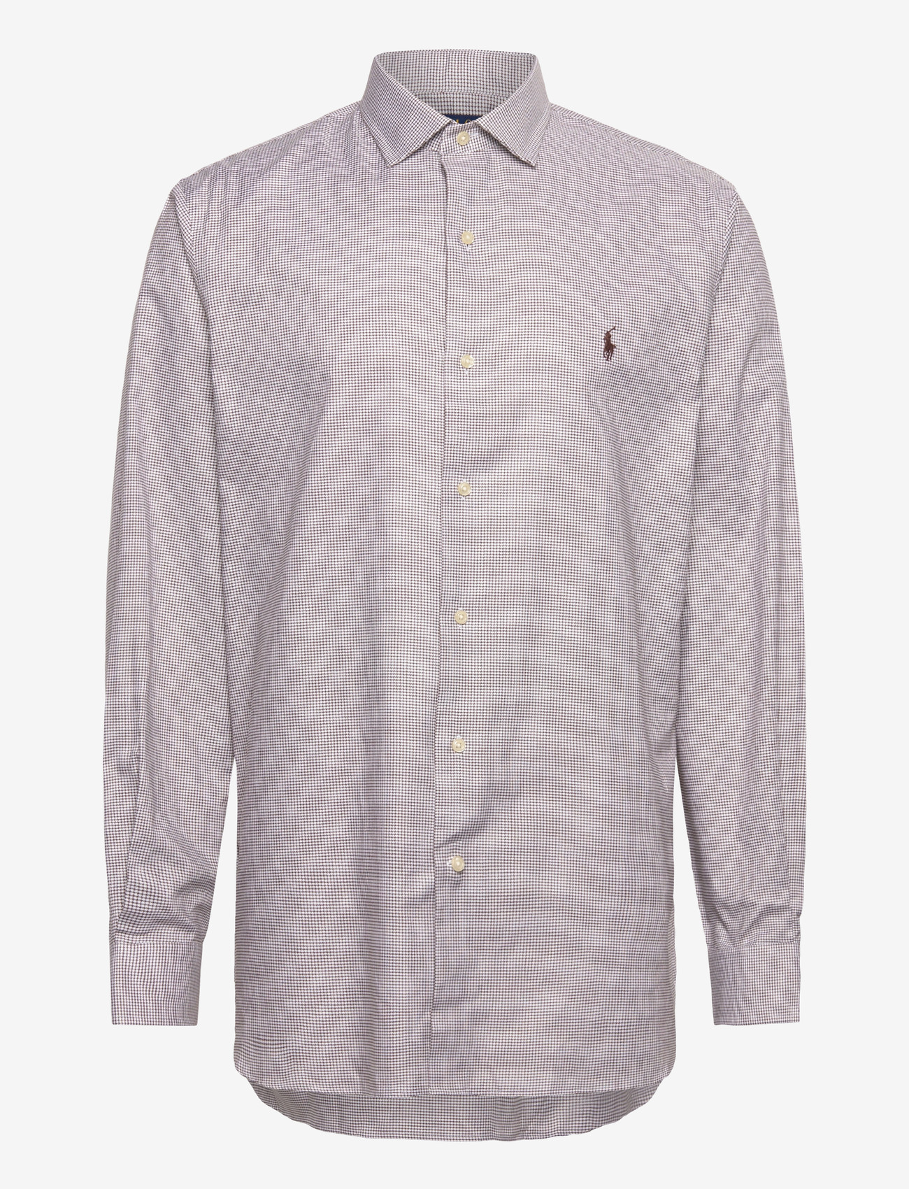 Polo Ralph Lauren - Custom Fit Textured Shirt - basic skjortor - 6844e white choco - 0