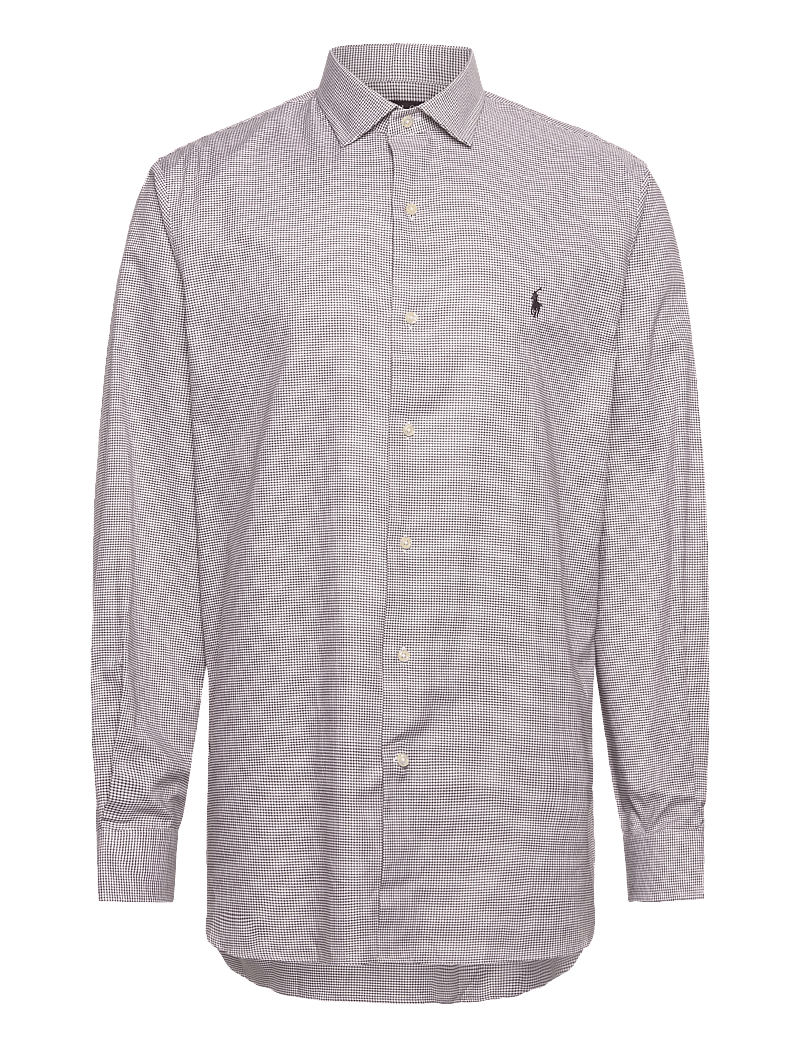 Polo Ralph Lauren - Custom Fit Textured Shirt - basic skjortor - 6844e white choco - 0
