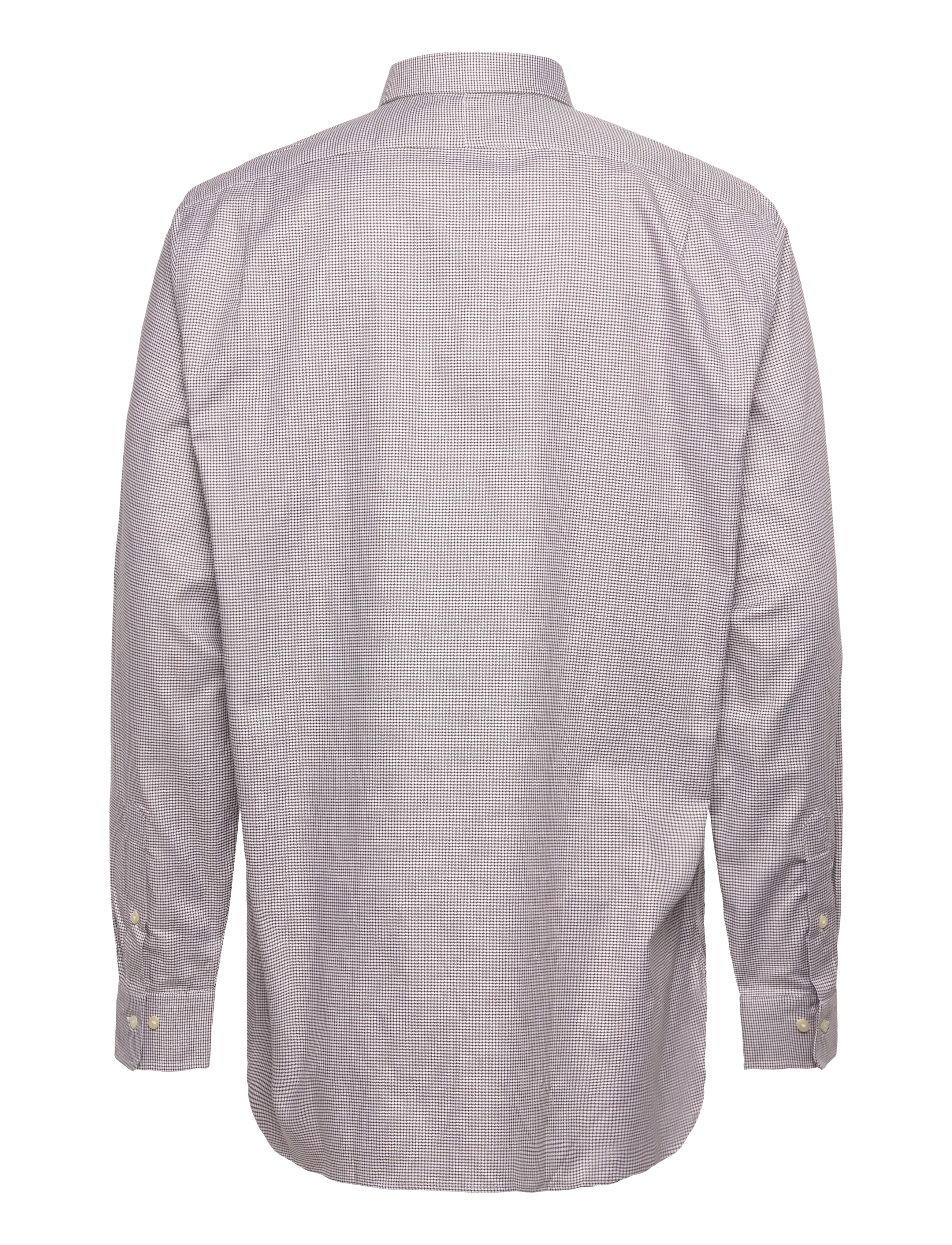 Polo Ralph Lauren - Custom Fit Textured Shirt - rutiga skjortor - 6844e white choco - 1
