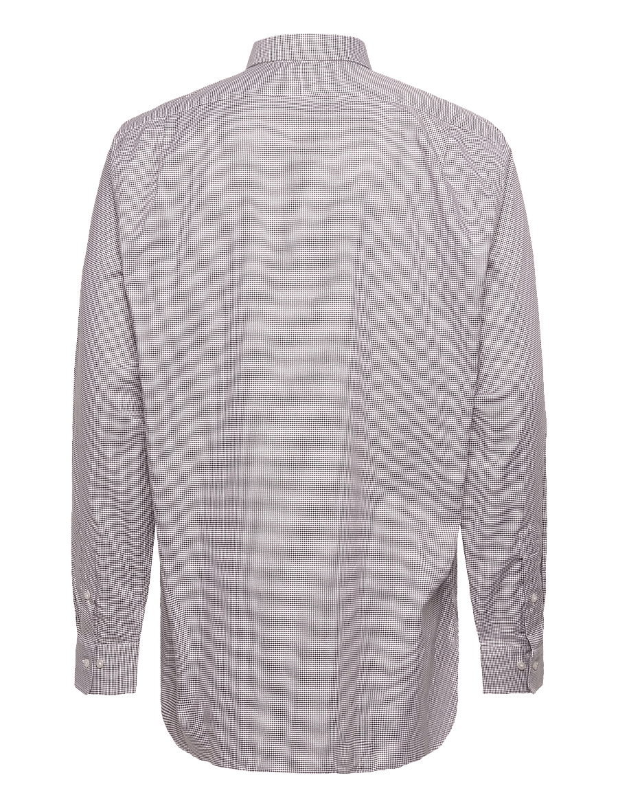 Polo Ralph Lauren - Custom Fit Textured Shirt - ternede skjorter - 6844e white choco - 1