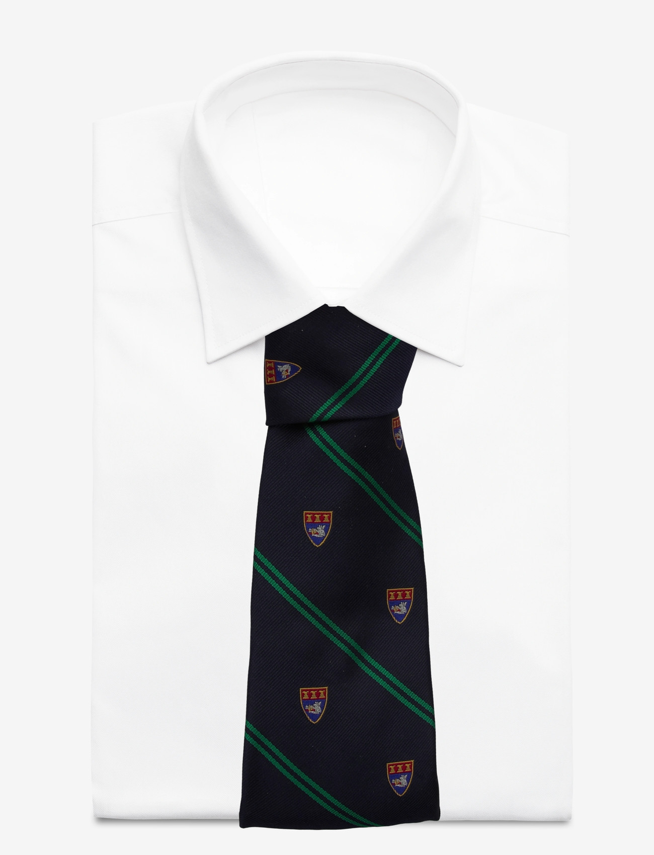 Polo Ralph Lauren - Striped Silk Club Tie - krawatten - navy/green - 1