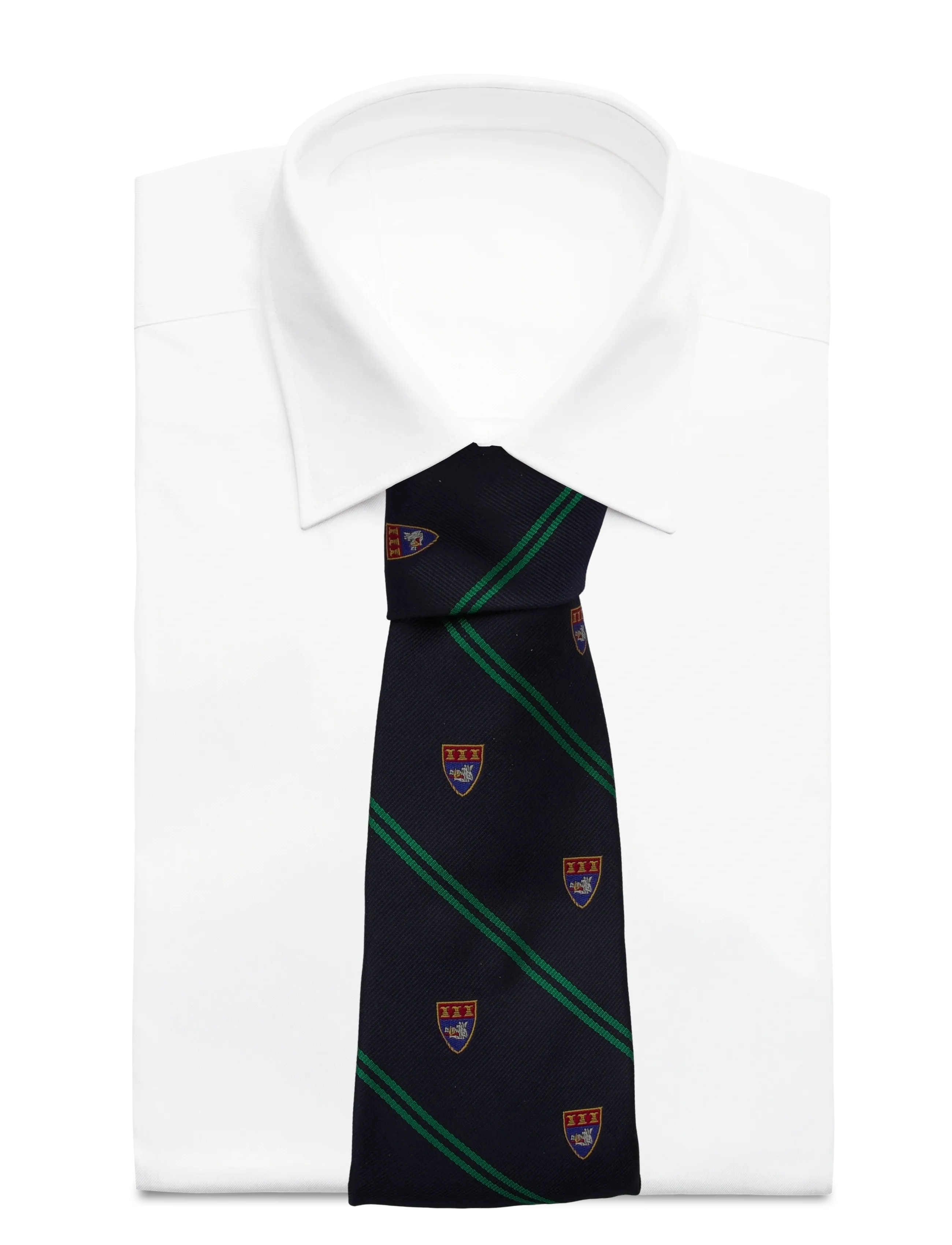 Polo Ralph Lauren - Striped Silk Club Tie - slips - navy/green - 1